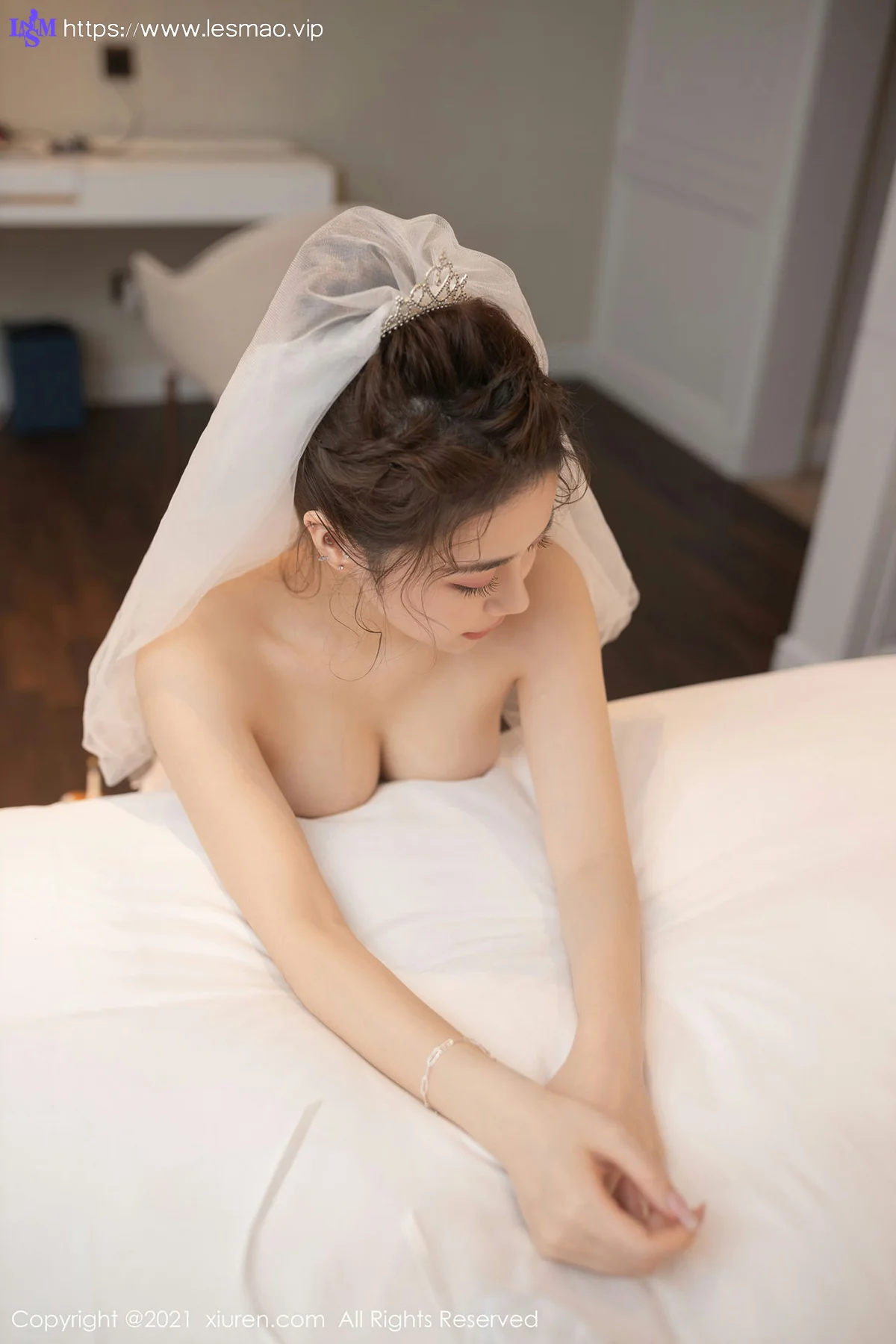 XiuRen 秀人 No.3538  新娘婚纱主题系列 鱼子酱Fish 性感写真111 - 50