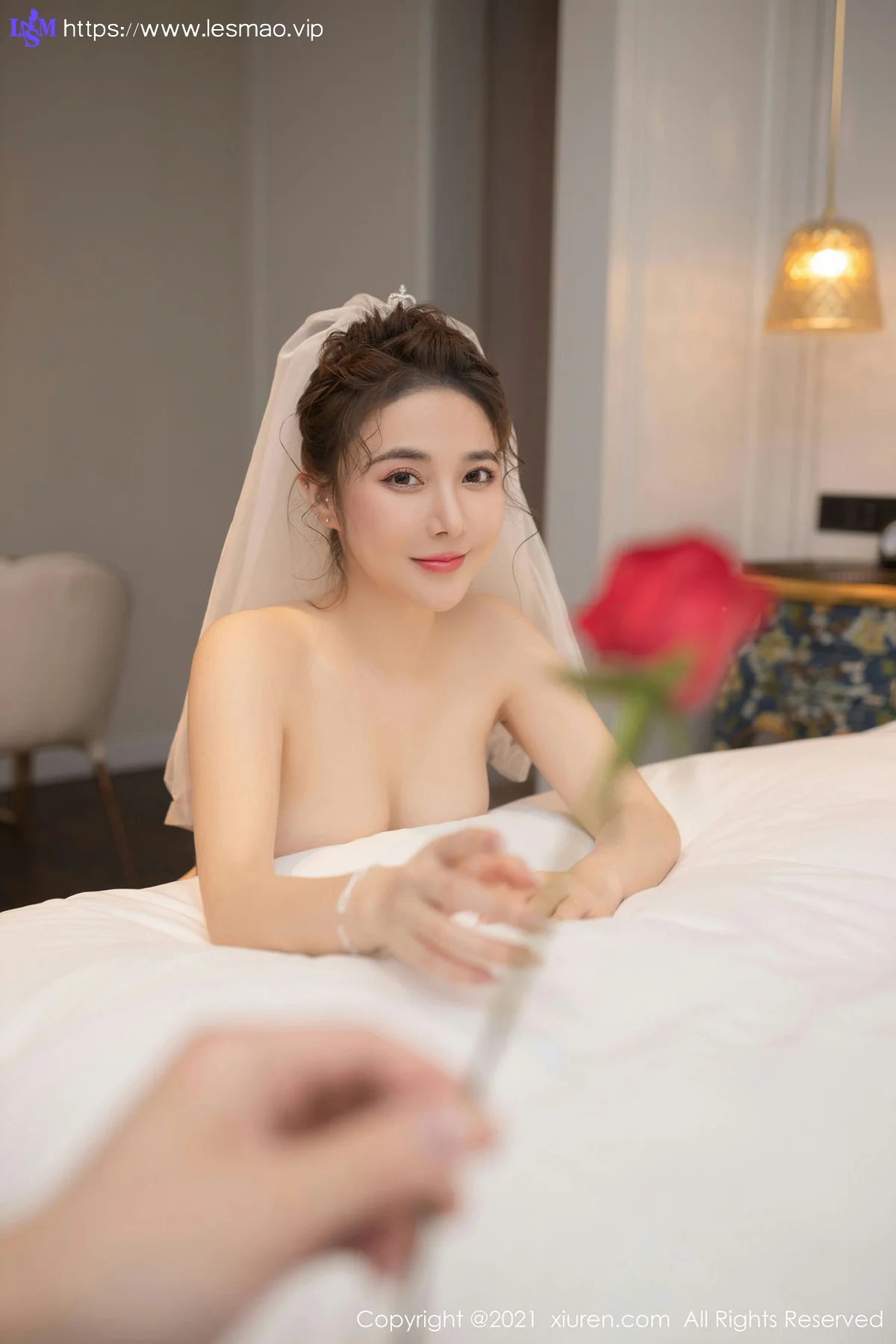 XiuRen 秀人 No.3538  新娘婚纱主题系列 鱼子酱Fish 性感写真111 - 51