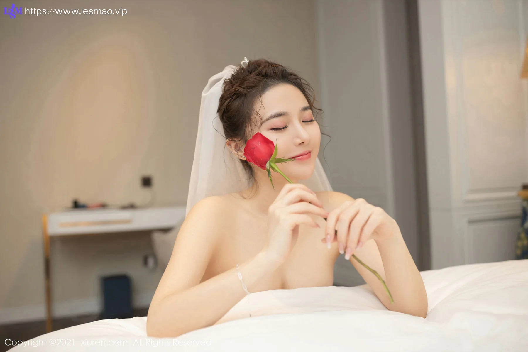 XiuRen 秀人 No.3538  新娘婚纱主题系列 鱼子酱Fish 性感写真111 - 52