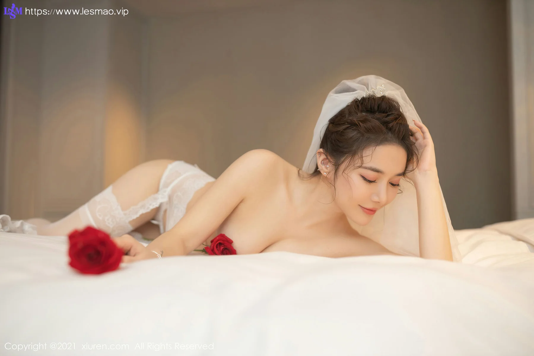 XiuRen 秀人 No.3538  新娘婚纱主题系列 鱼子酱Fish 性感写真111 - 55