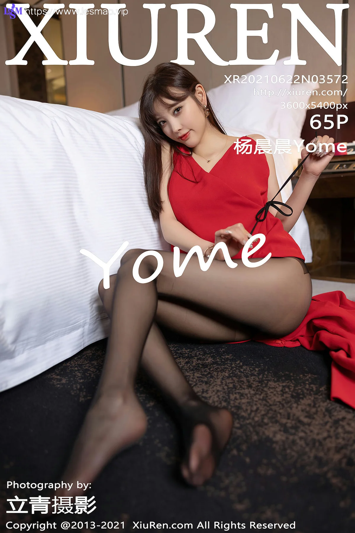 XiuRen 秀人 No.3572 红色大衣魅惑黑丝 杨晨晨Yome 私房写真2 - 66