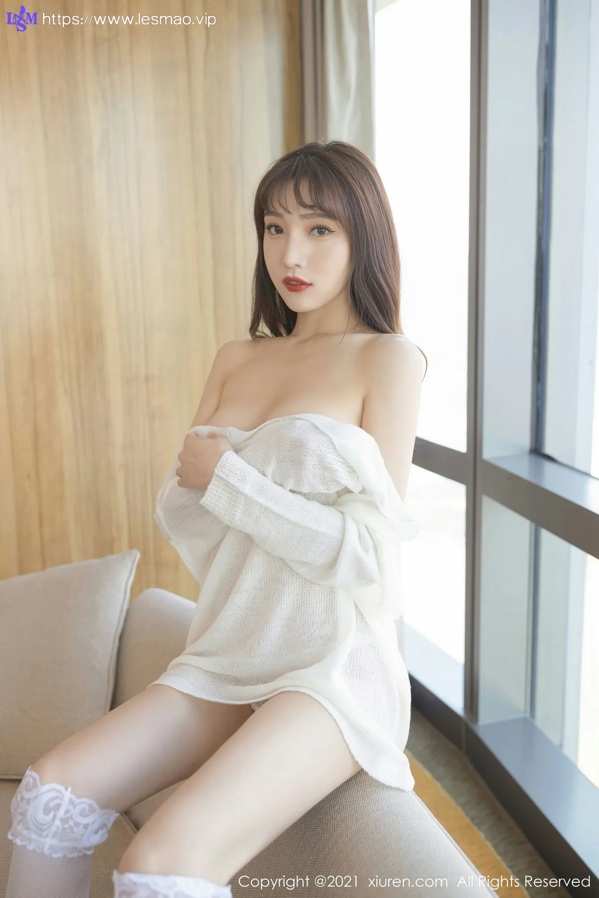 XiuRen 秀人 No.3609 白色毛衣主题 陆萱萱 性感写真11 - 49