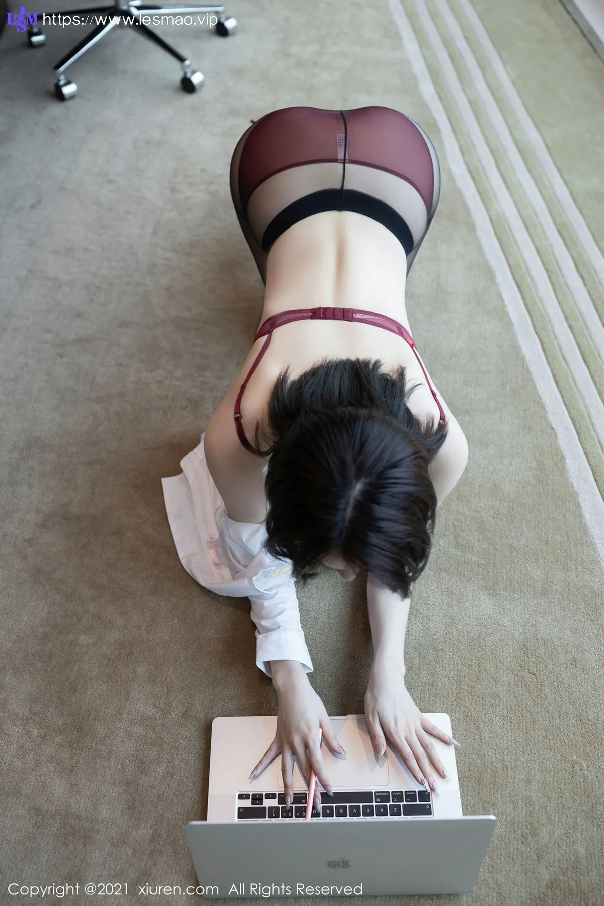 XiuRen 秀人 No.3612 基金经理主题写真 安然Maleah 职业装OL 1 - 51