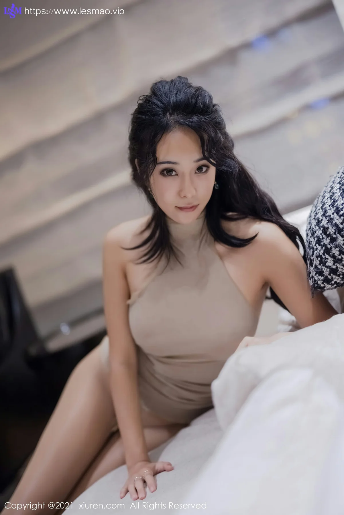 XiuRen 秀人 No.3614 轻透肉色 蓝夏Akasha 性感写真 - 16