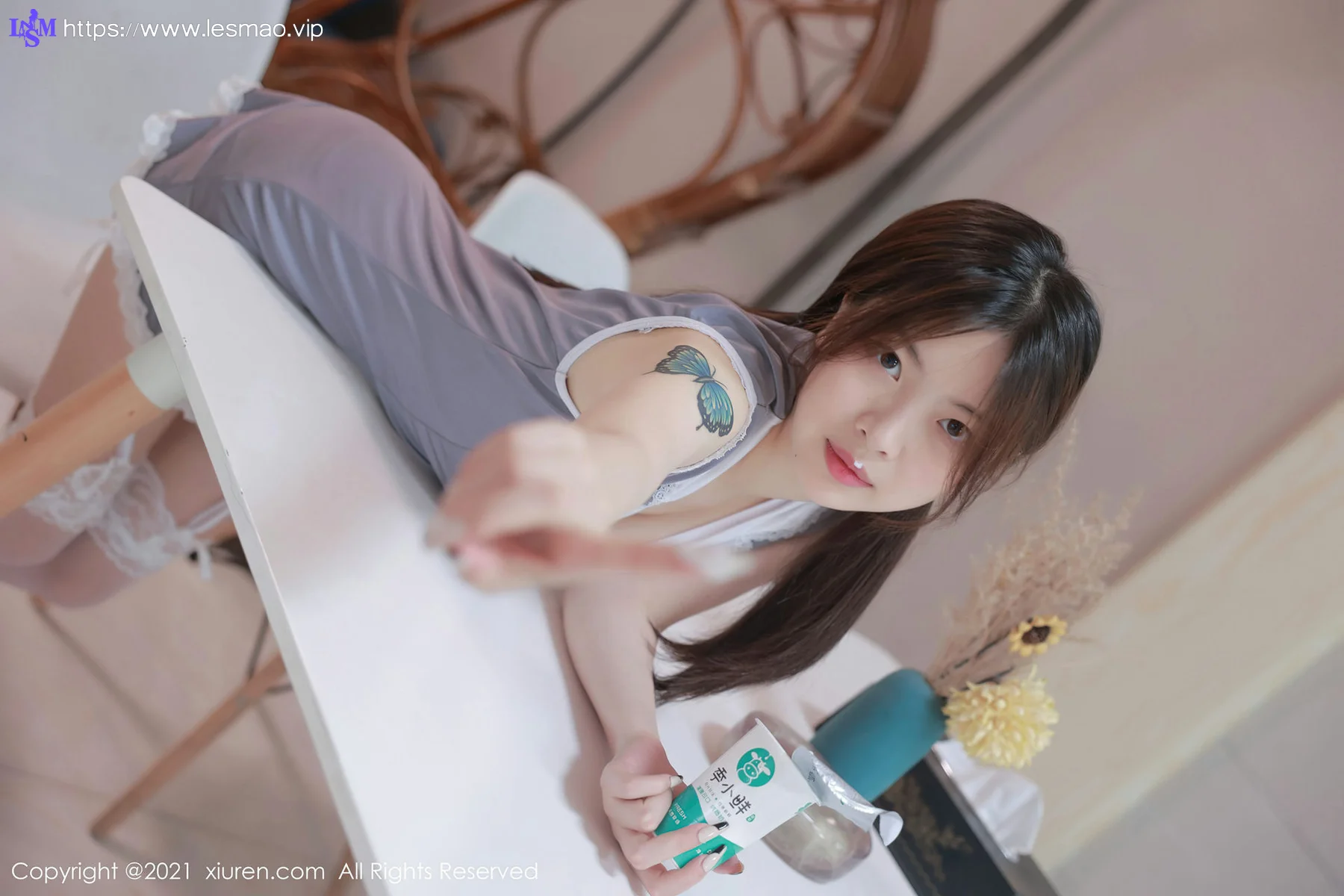 XiuRen 秀人 No.3622 新人模特 明日花桃桃 第三套写真3 - 11