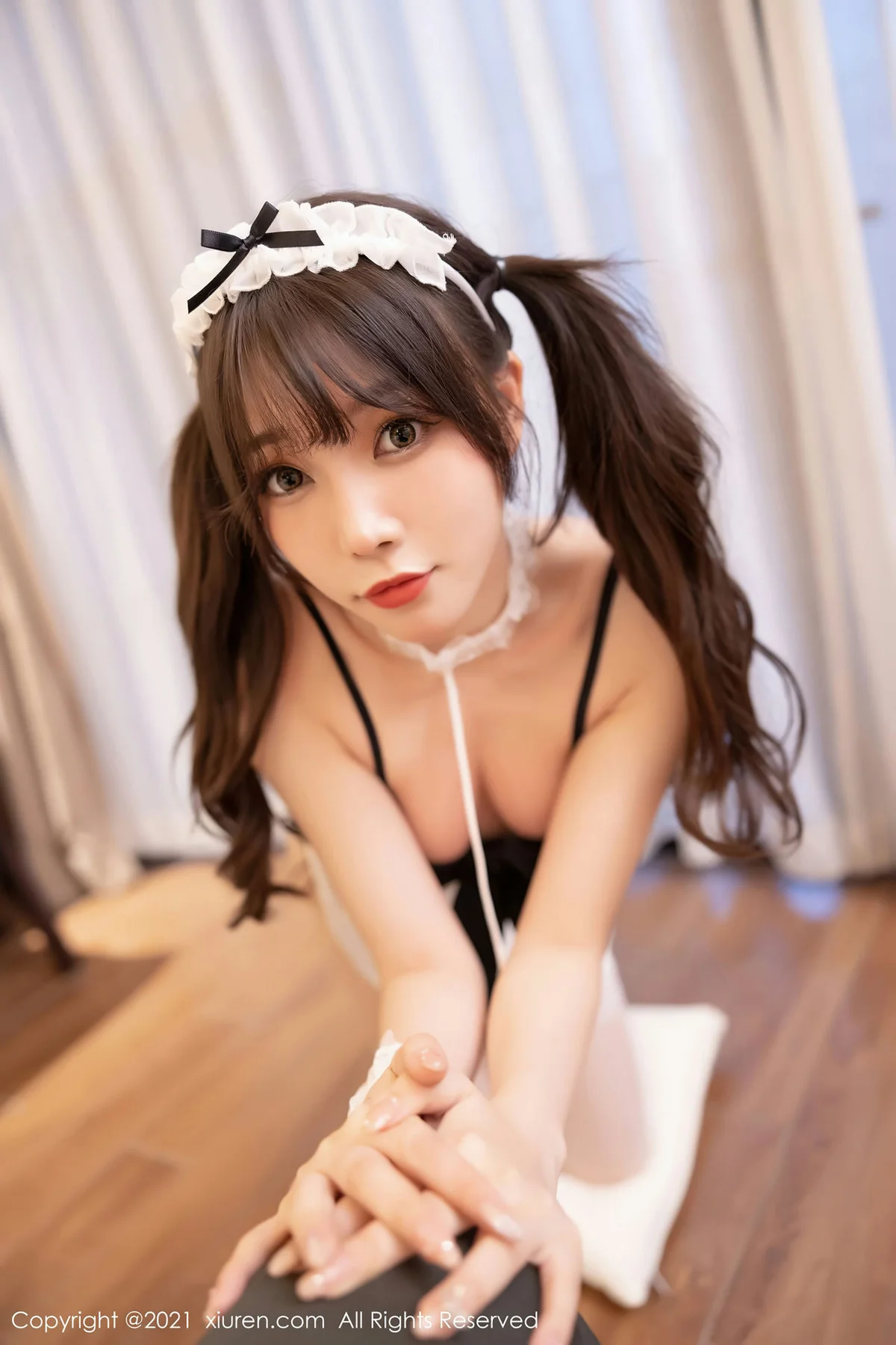 XiuRen 秀人 No.3643 剧情手法女仆主题 芝芝Booty 性感写真11 - 55