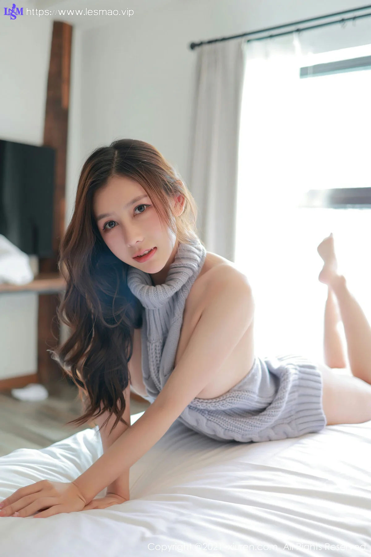 XiuRen 秀人 No.3646 开背毛衣 尹甜甜 性感写真 - 19