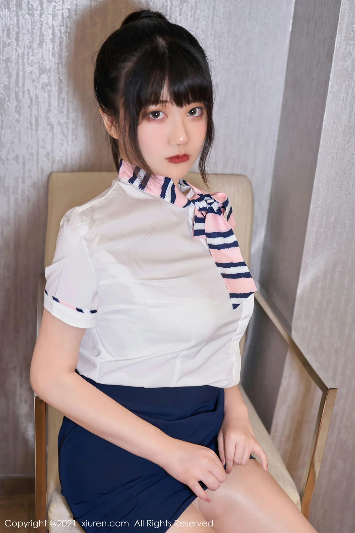 XiuRen 秀人 No.3667 新人模特 夏可馨amii 甜美可人第二套 - 49