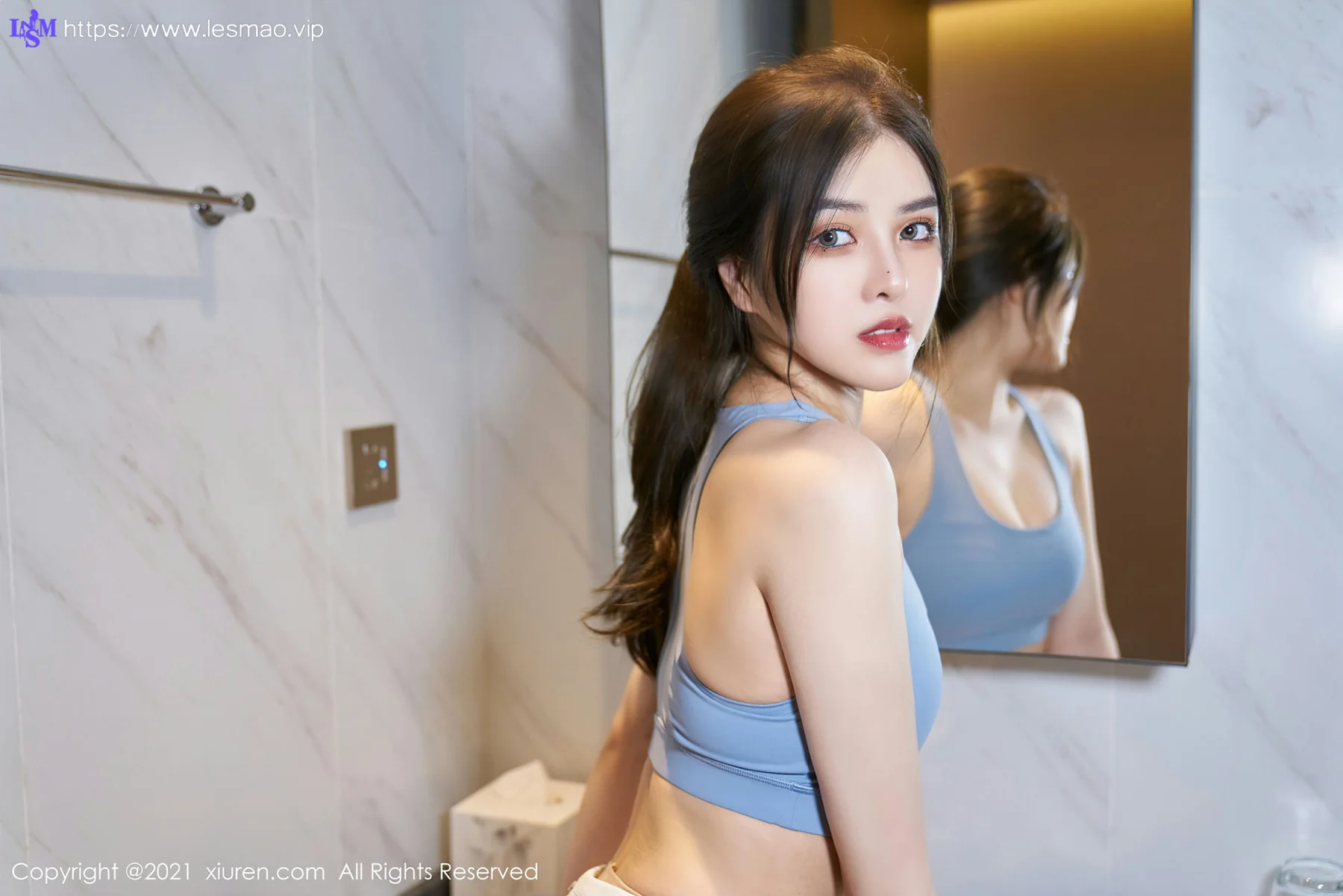 XiuRen 秀人 No.3673 浴室吊带 韩静安 性感写真3 - 14