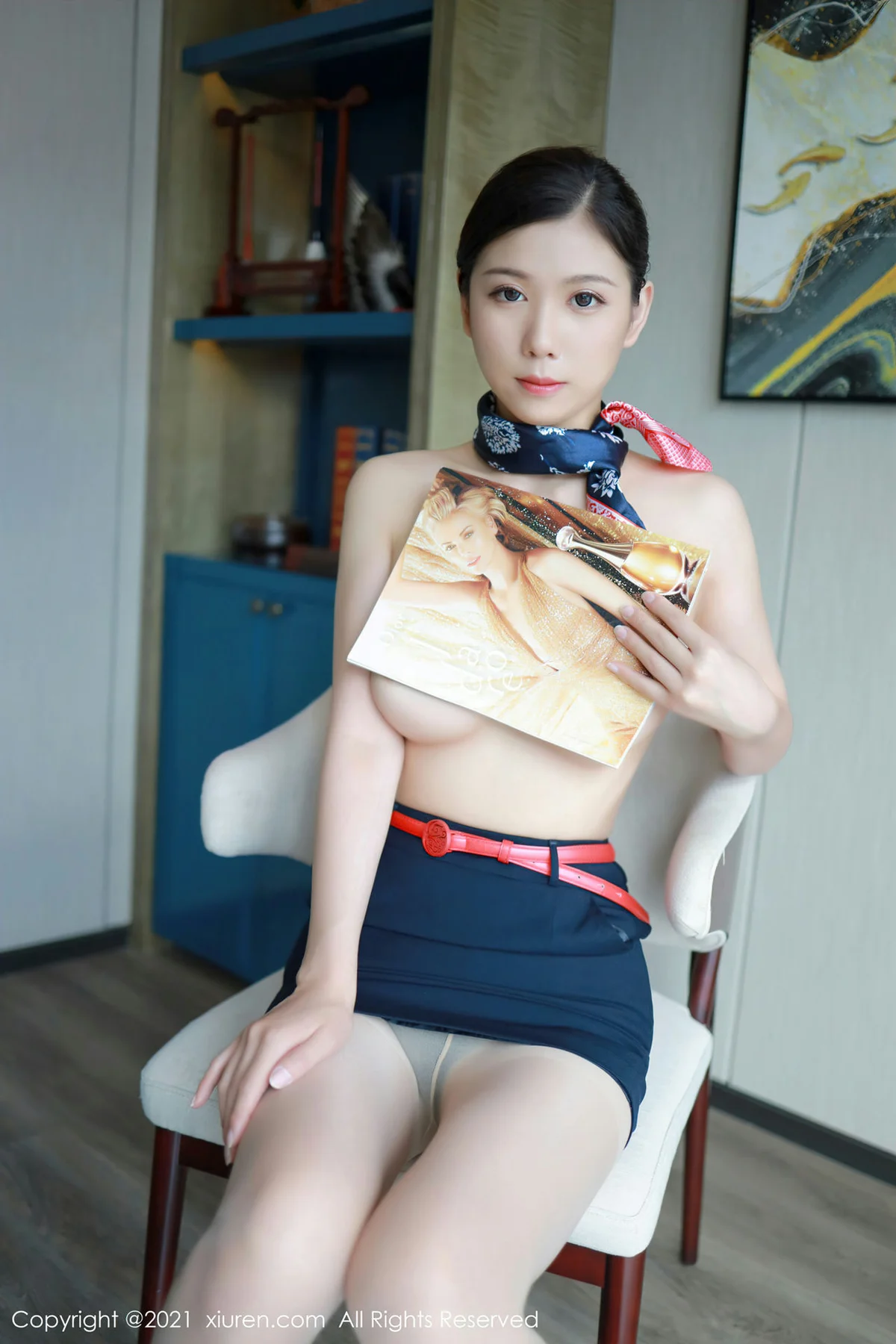 XiuRen 秀人 No.3687 空姐制服系列 李雅柔182CM 性感写真2 - 37