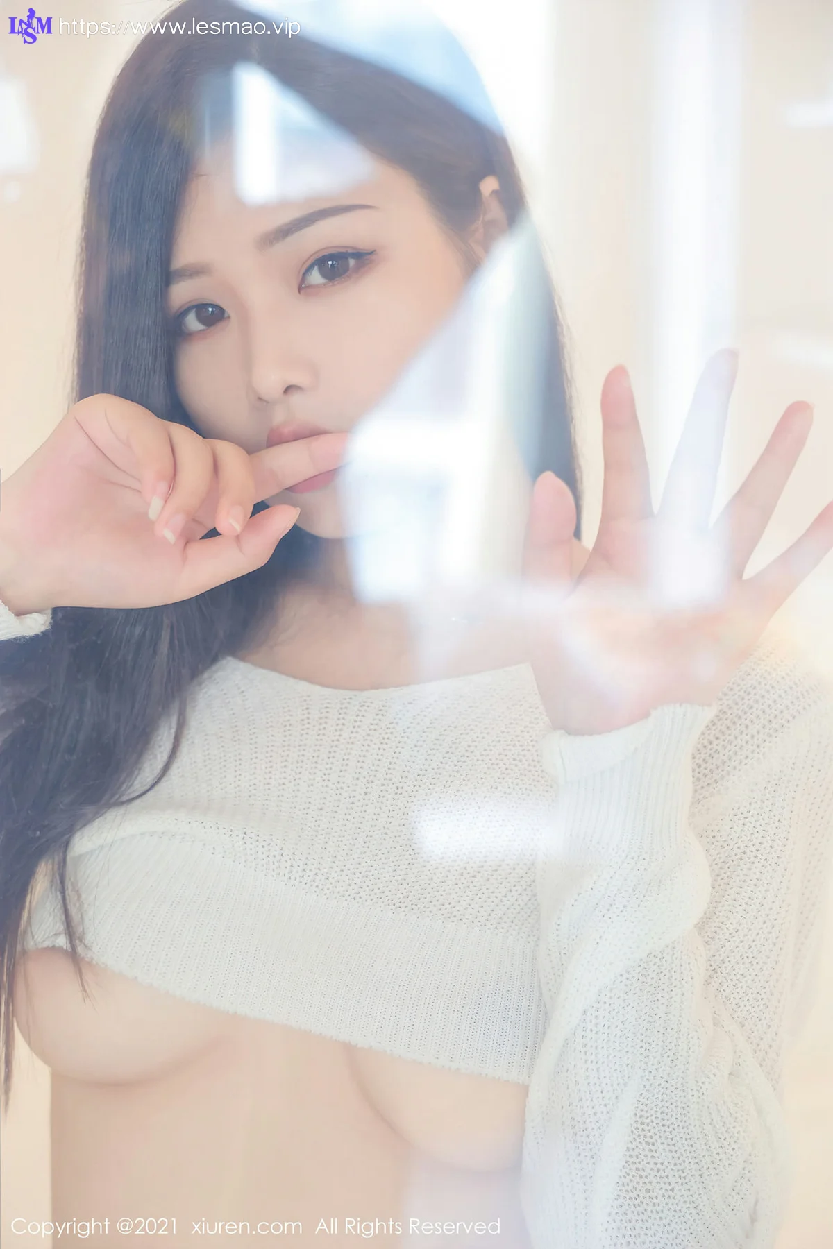 XiuRen 秀人 No.3695 毛衣与魅惑黑丝 星萌 性感写真 - 15