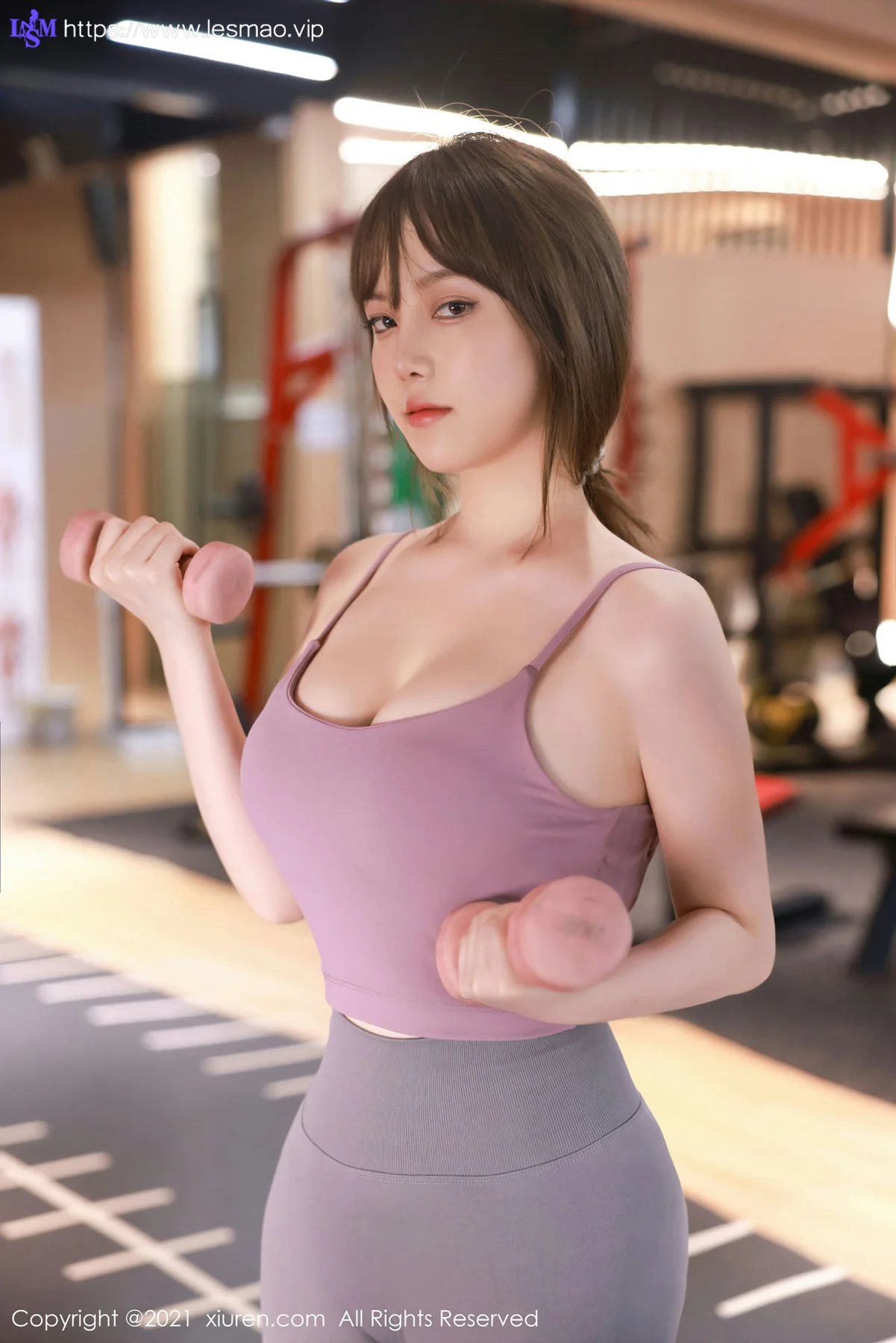 XiuRen 秀人 No.3701 健身房主题 豆瓣酱 性感写真3 - 14