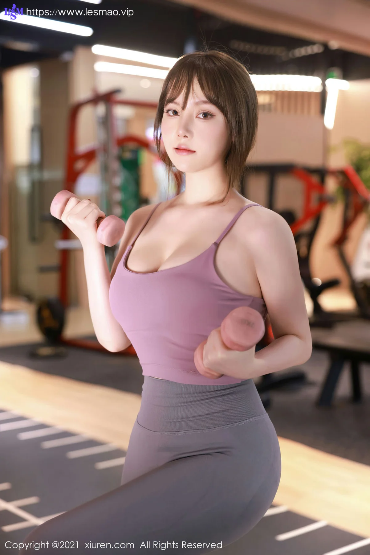 XiuRen 秀人 No.3701 健身房主题 豆瓣酱 性感写真3 - 15