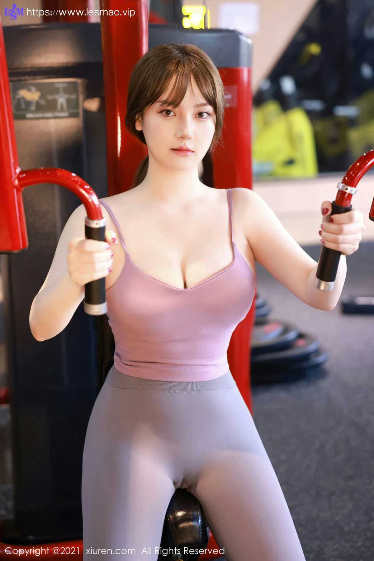 XiuRen 秀人 No.3701 健身房主题 豆瓣酱 性感写真3 - 17
