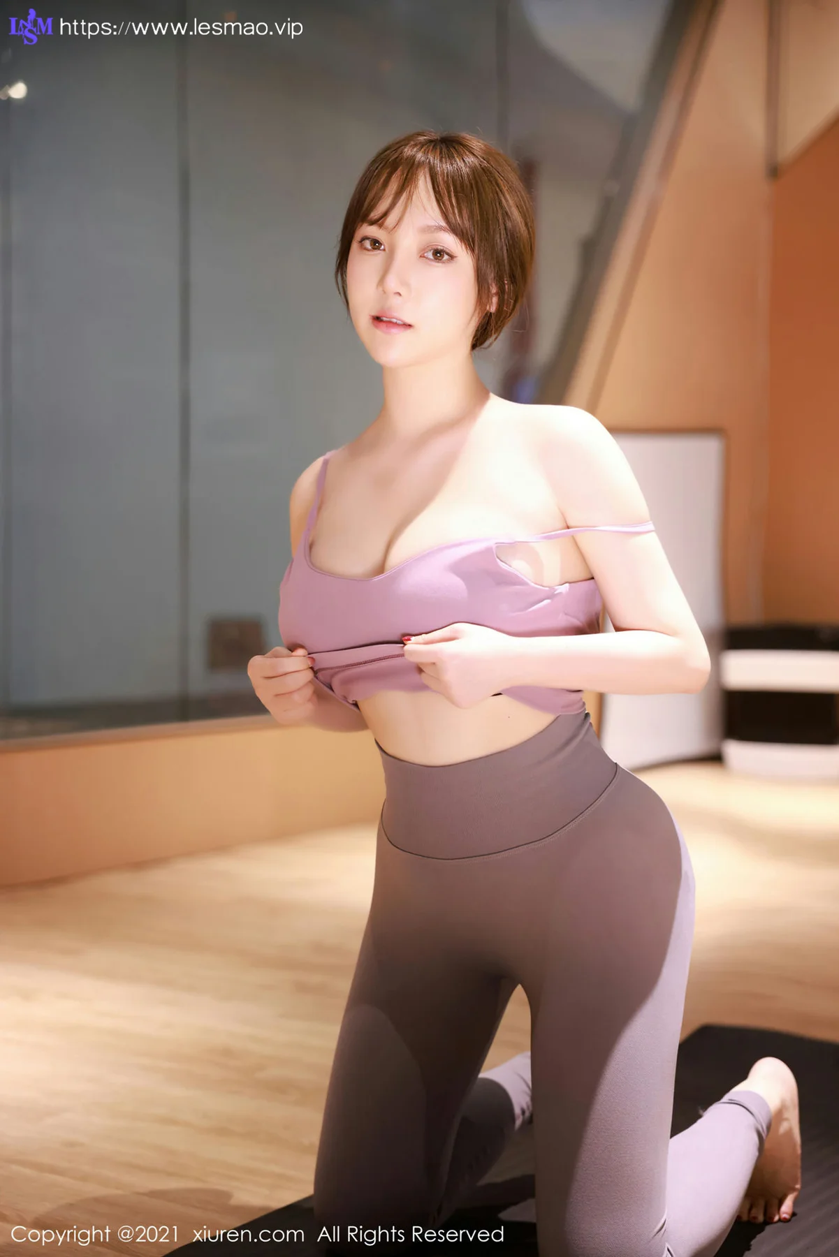 XiuRen 秀人 No.3701 健身房主题 豆瓣酱 性感写真3 - 21