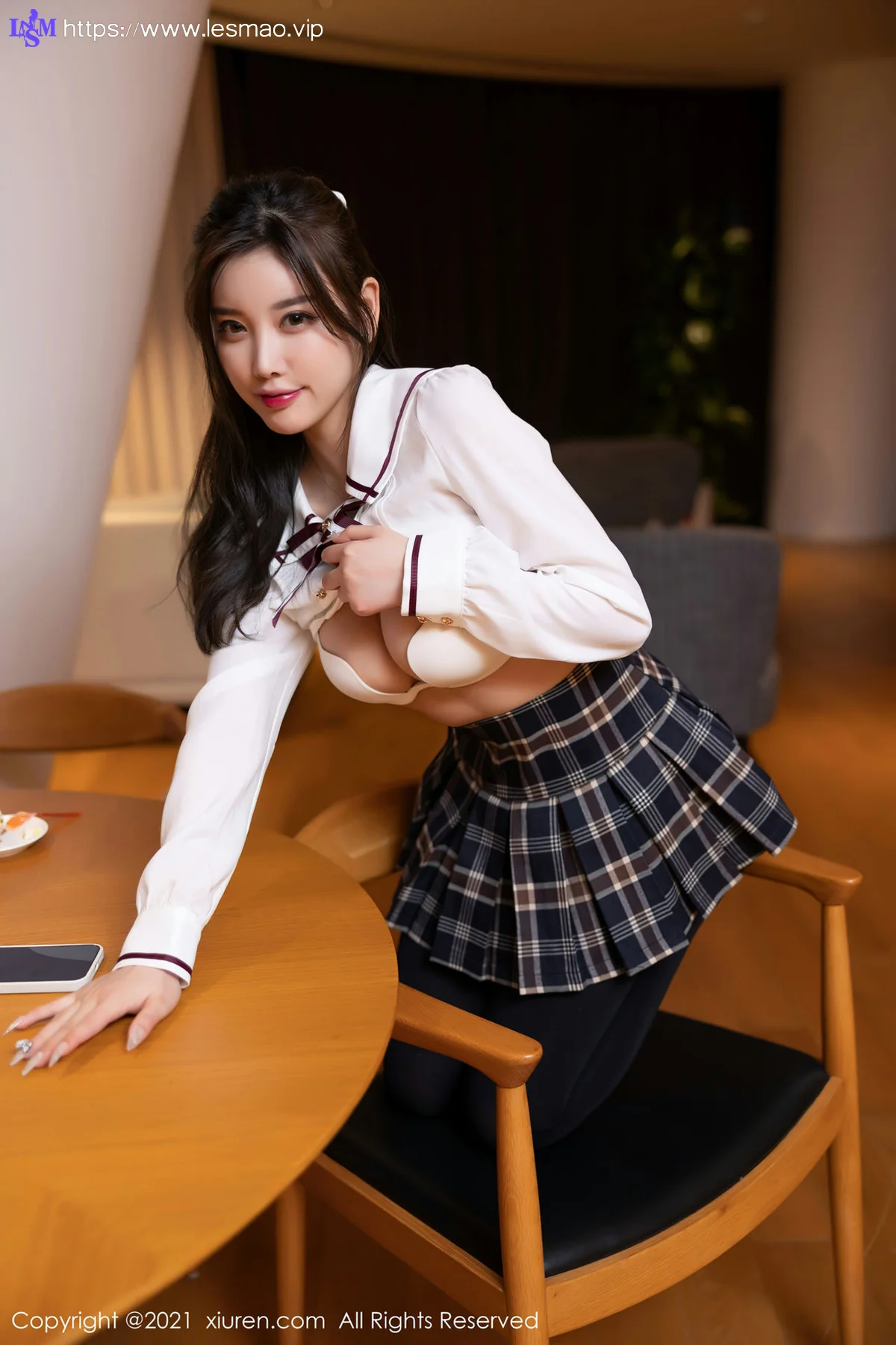 XiuRen 秀人 No.3723 学院风制服 杨晨晨Yome 私房写真111 - 18