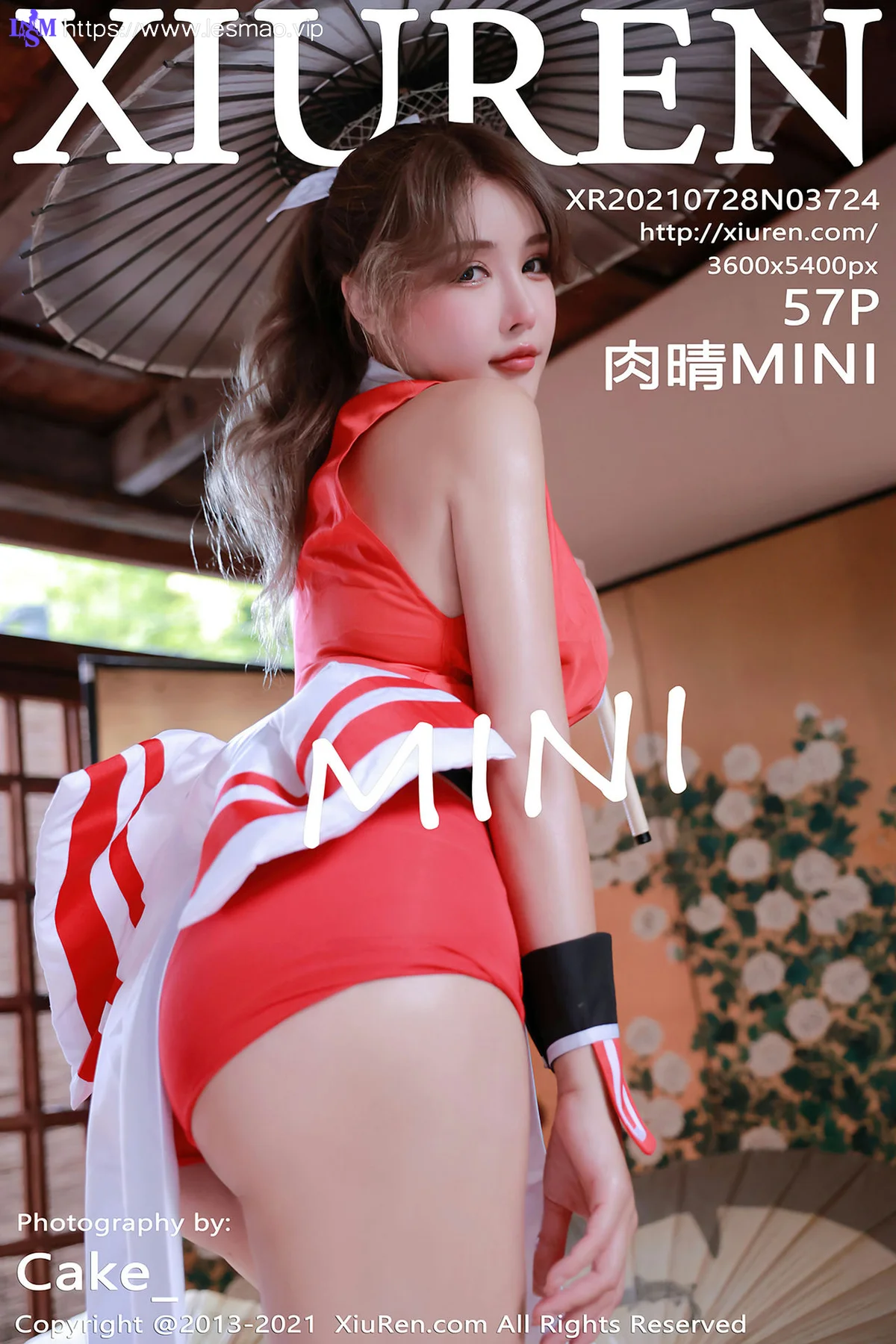 XiuRen 秀人 No.3724 不知火舞服饰 肉晴MINI 新人模特第二套写真3 - 58