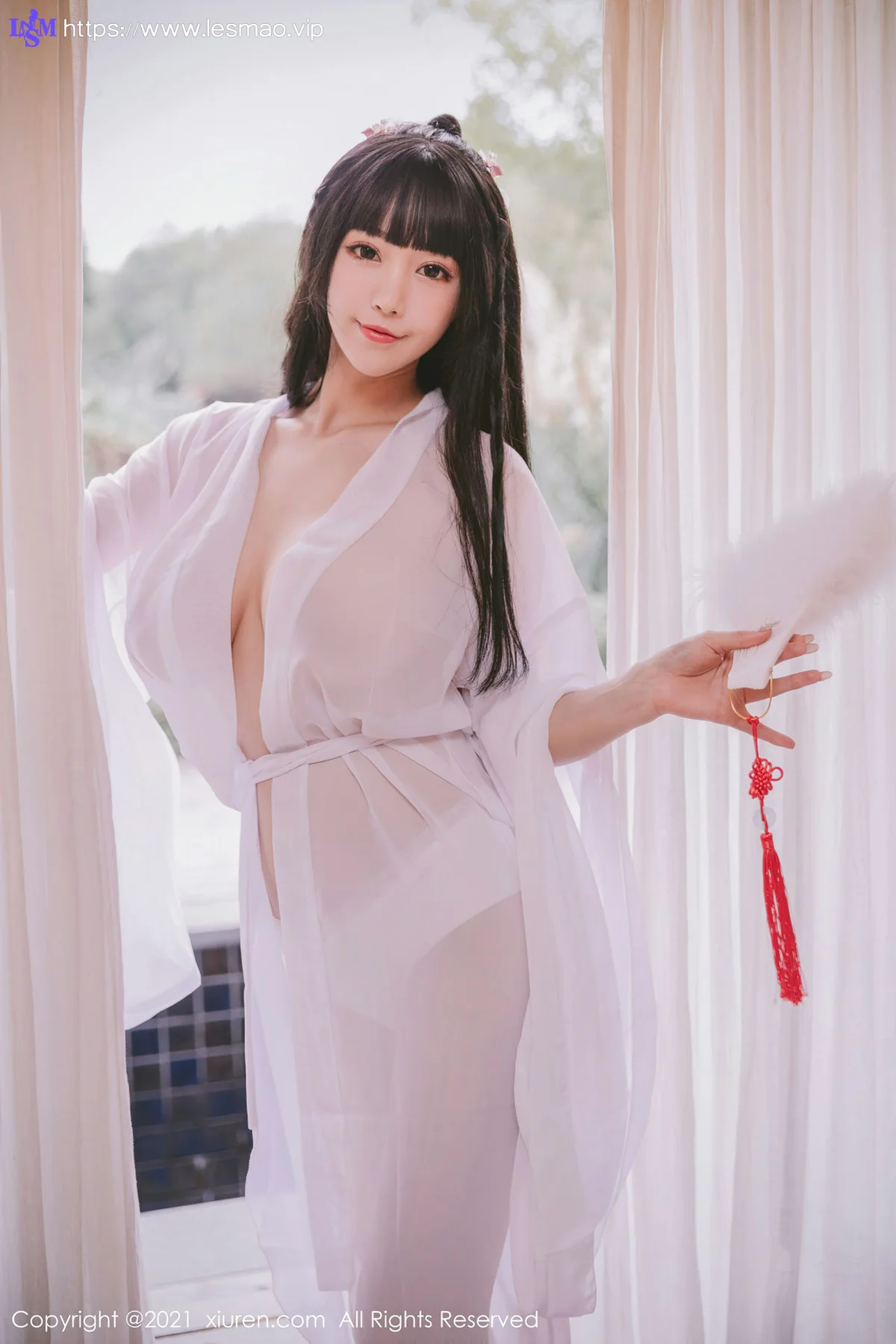 XiuRen 秀人 No.3749 薄纱古风外拍 朱可儿Flower - 24