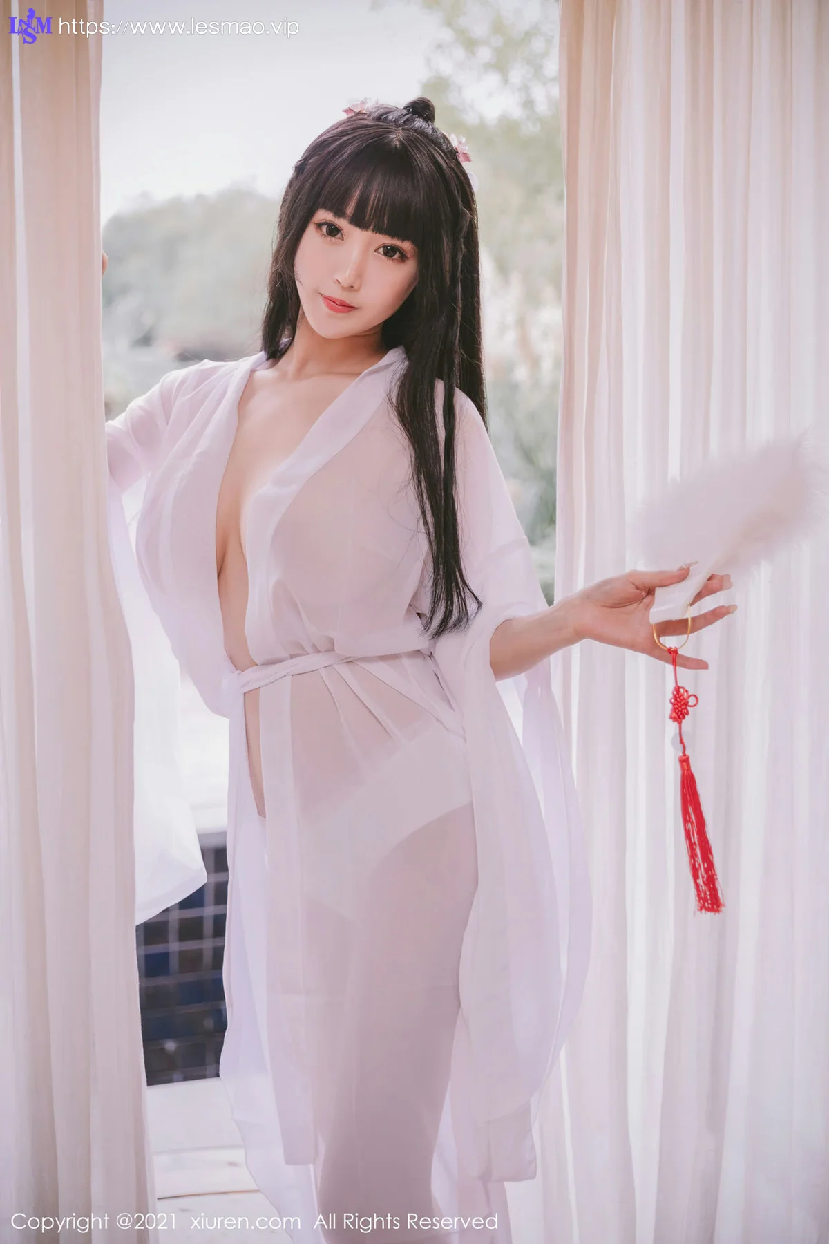 XiuRen 秀人 No.3749 薄纱古风外拍 朱可儿Flower - 25