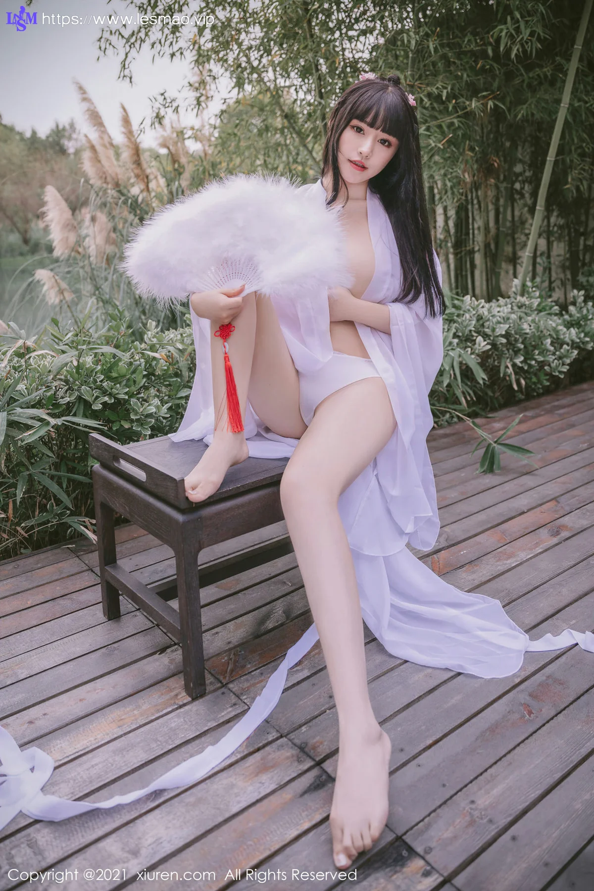 XiuRen 秀人 No.3749 薄纱古风外拍 朱可儿Flower - 38