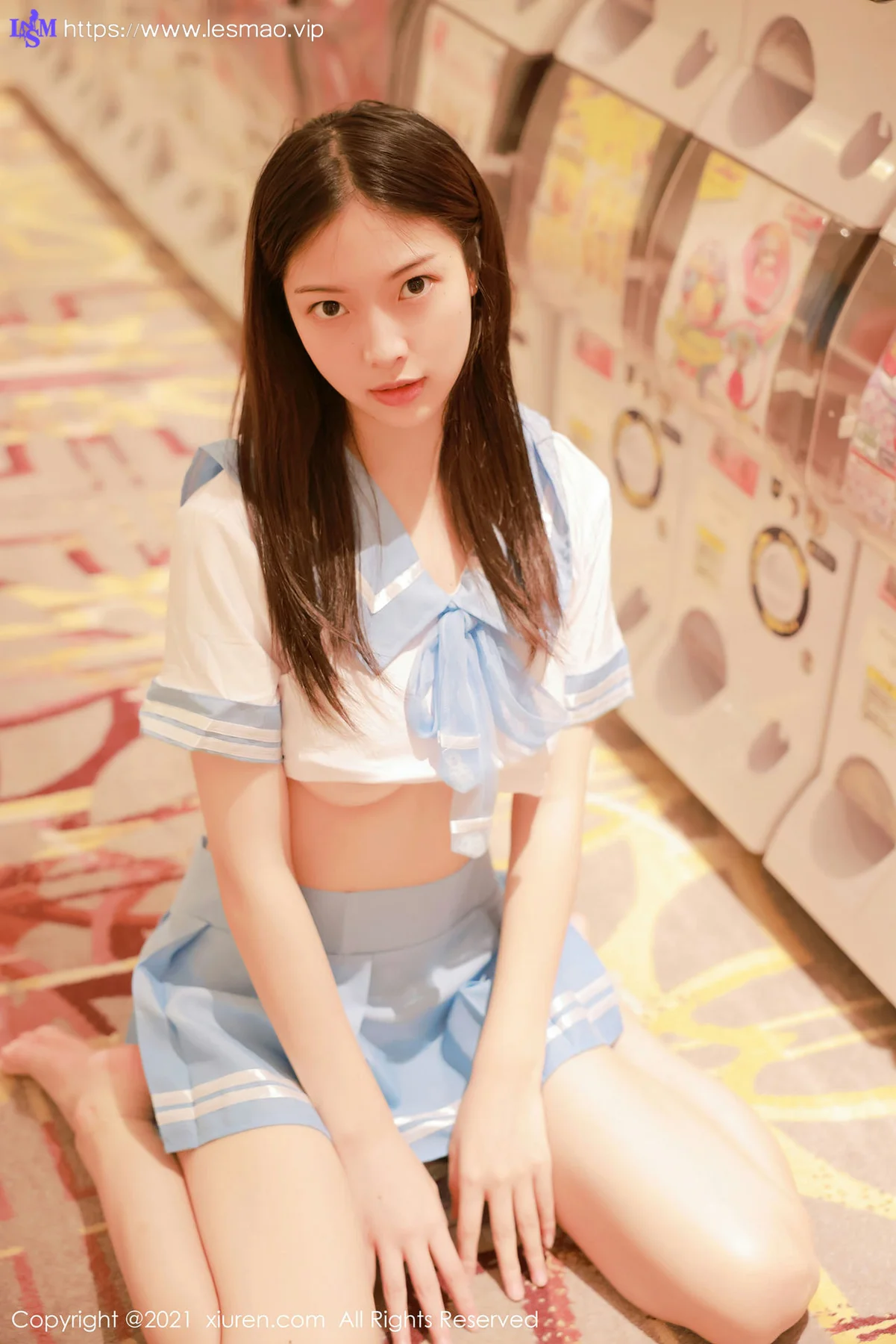 XiuRen 秀人 No.3770 水手服室外泳池 明日花桃桃 澳门旅拍 - 45