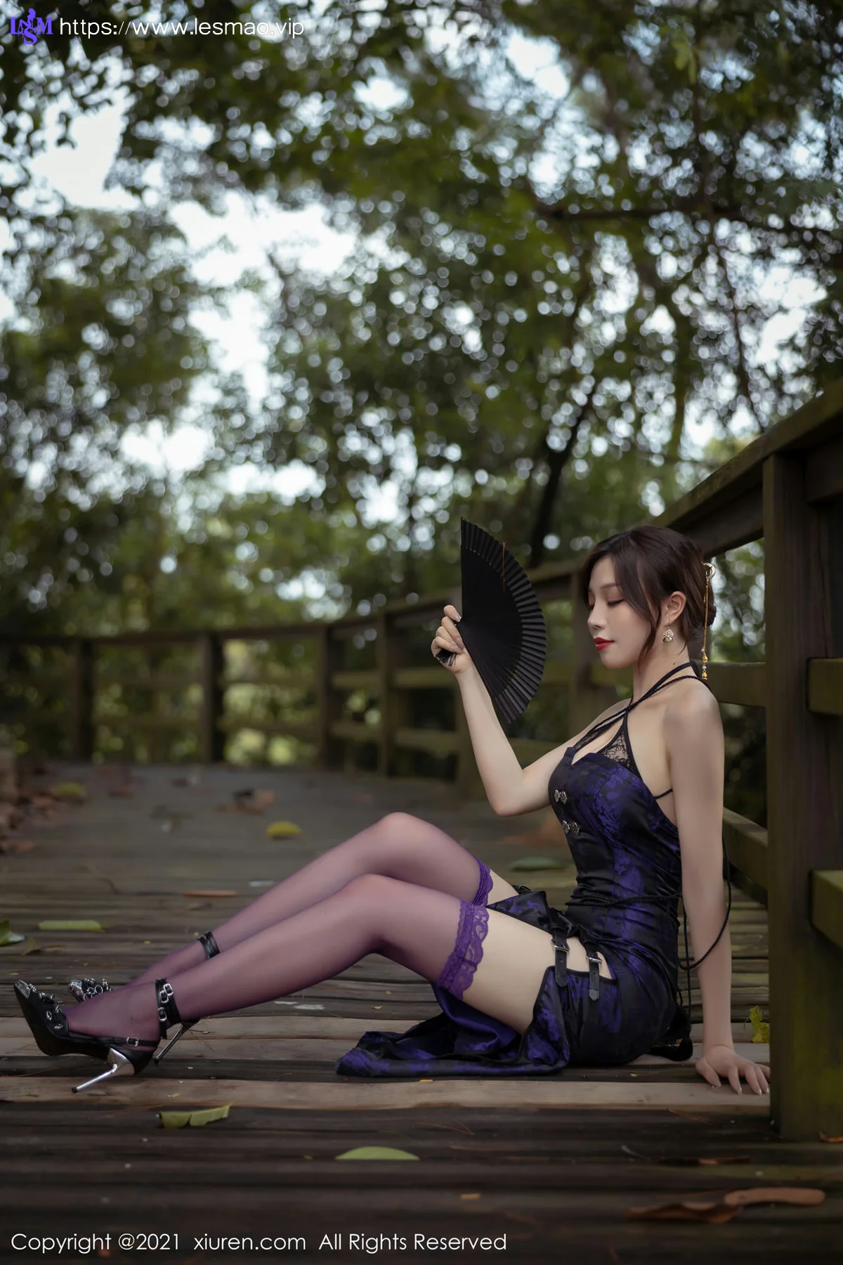 XiuRen 秀人 No.3794 紫色旗袍 芝芝Booty 性感写真11 - 20