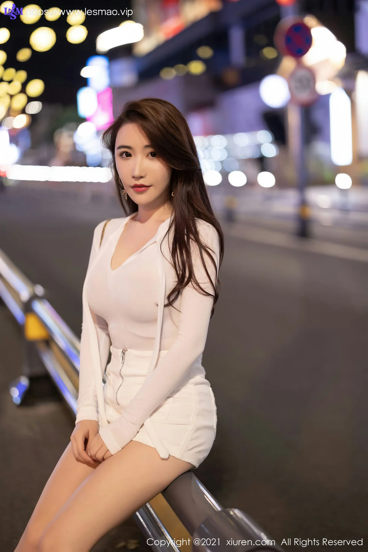 XiuRen 秀人 No.3816 夜景街拍 Cherry绯月樱 江浙沪旅拍3 - 14