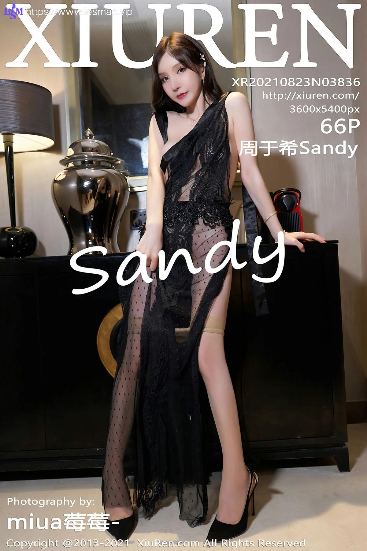XiuRen 秀人 No.3836 黑色镂空 周于希Sandy 性感写真2 - 67