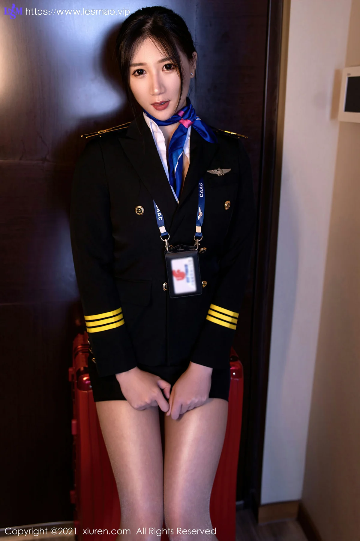 XiuRen 秀人 No.3839 制服机长御姐 顾乔楠Cora 性感写真2 - 12