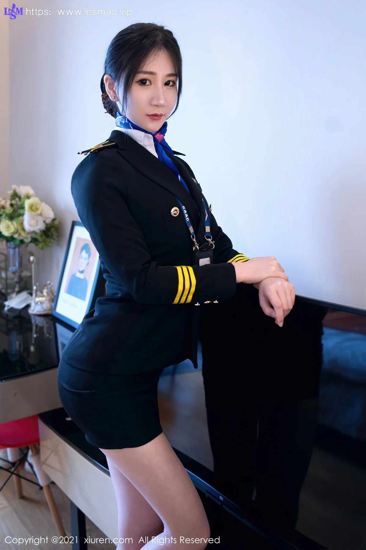 XiuRen 秀人 No.3839 制服机长御姐 顾乔楠Cora 性感写真2 - 13