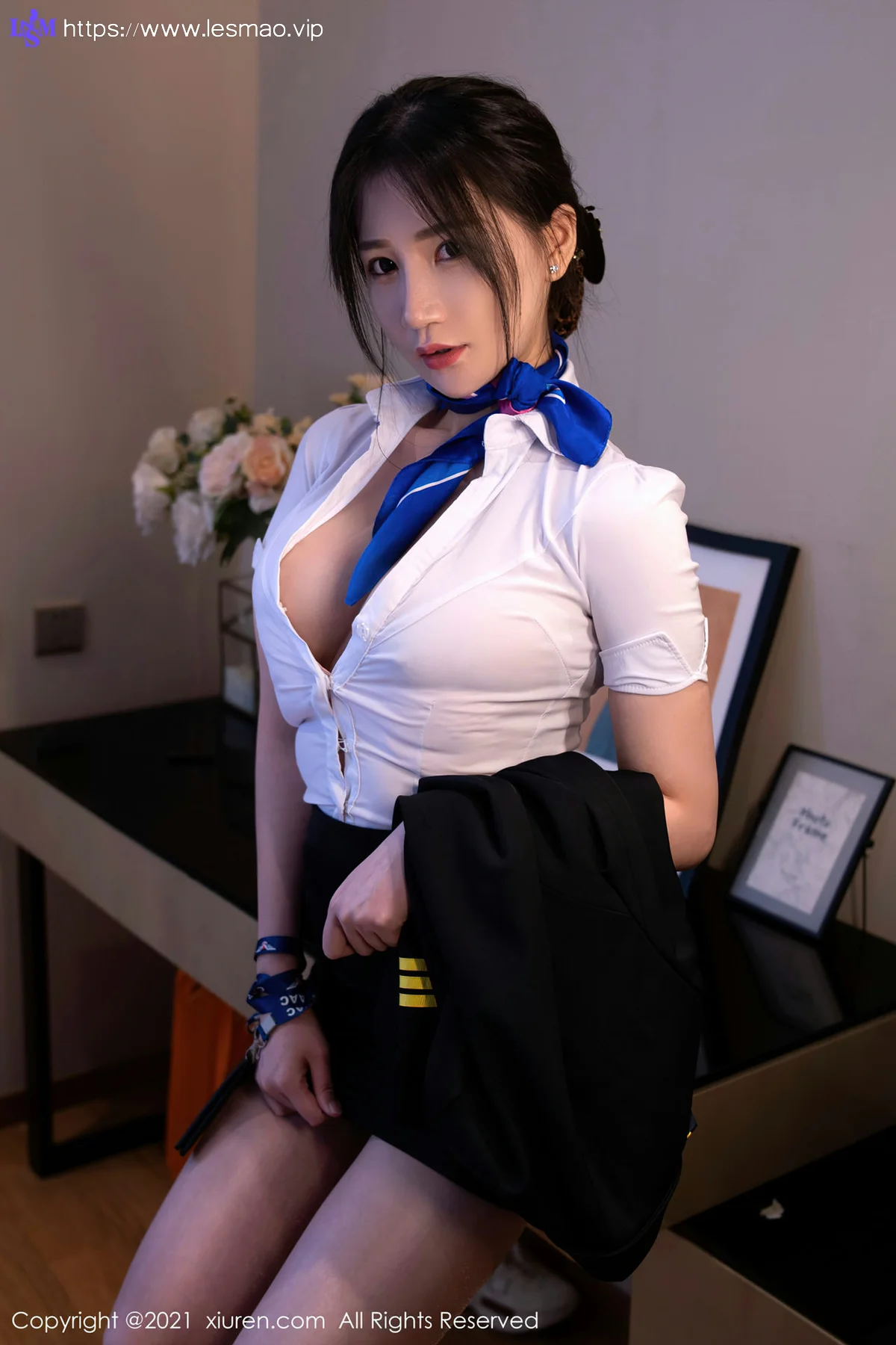 XiuRen 秀人 No.3839 制服机长御姐 顾乔楠Cora 性感写真2 - 20