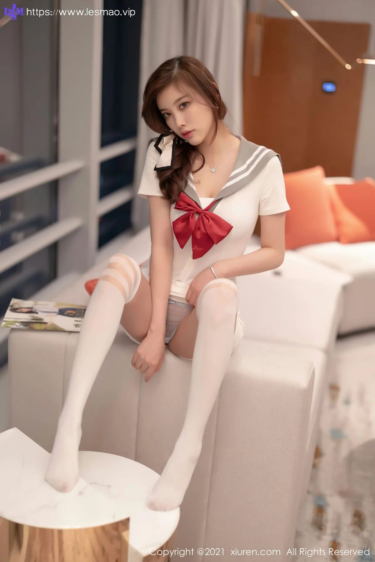 XiuRen 秀人 No.3844 制服jk 杨晨晨Yome 清纯可人私房 - 26