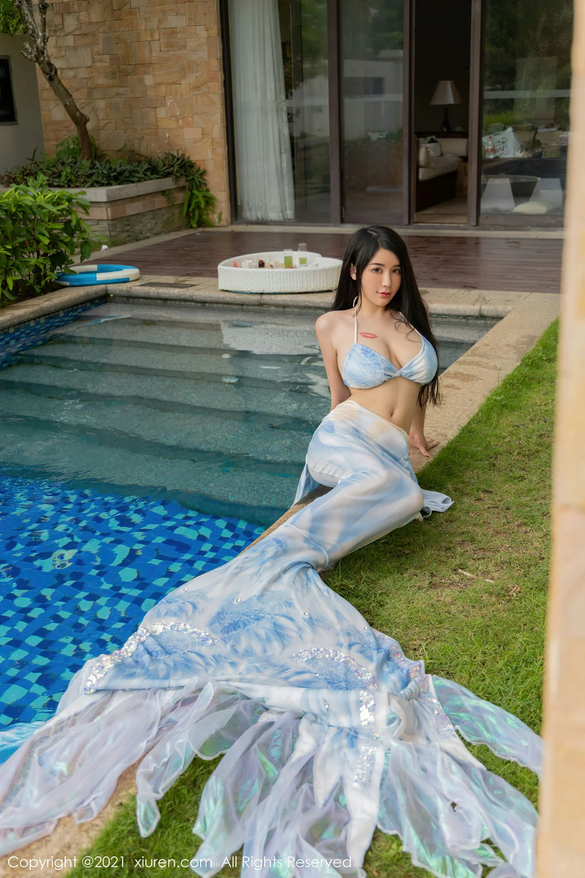 XiuRen 秀人 No.3849 绚丽美人鱼 美七 Mia 三亚旅拍 - 37