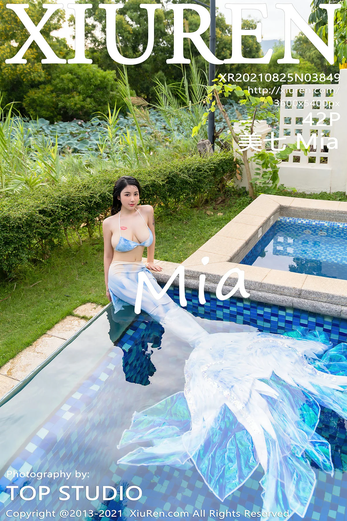 XiuRen 秀人 No.3849 绚丽美人鱼 美七 Mia 三亚旅拍 - 43