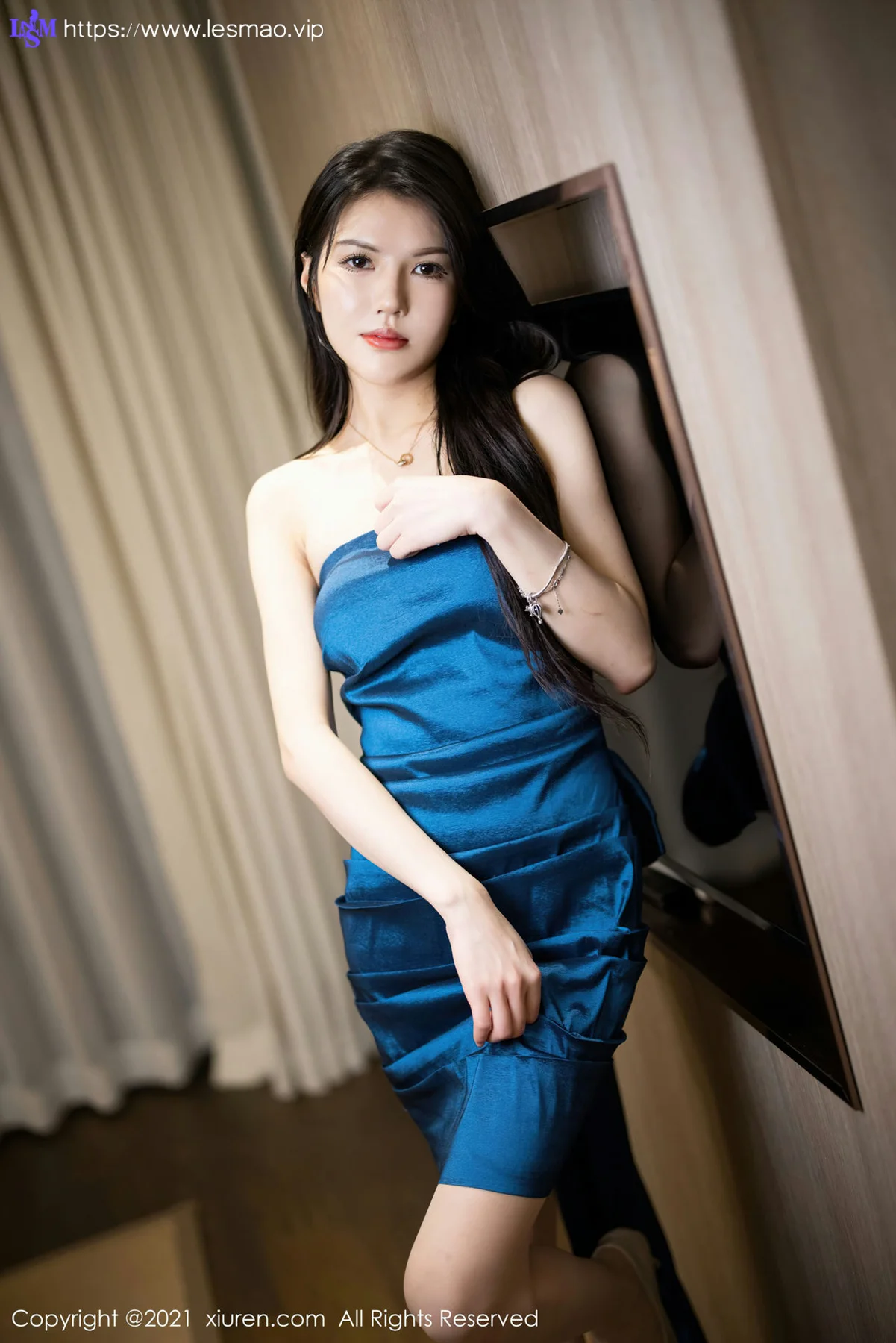 XiuRen 秀人 No.3851 御姐礼裙 媛媛酱belle 新人模特2 - 20