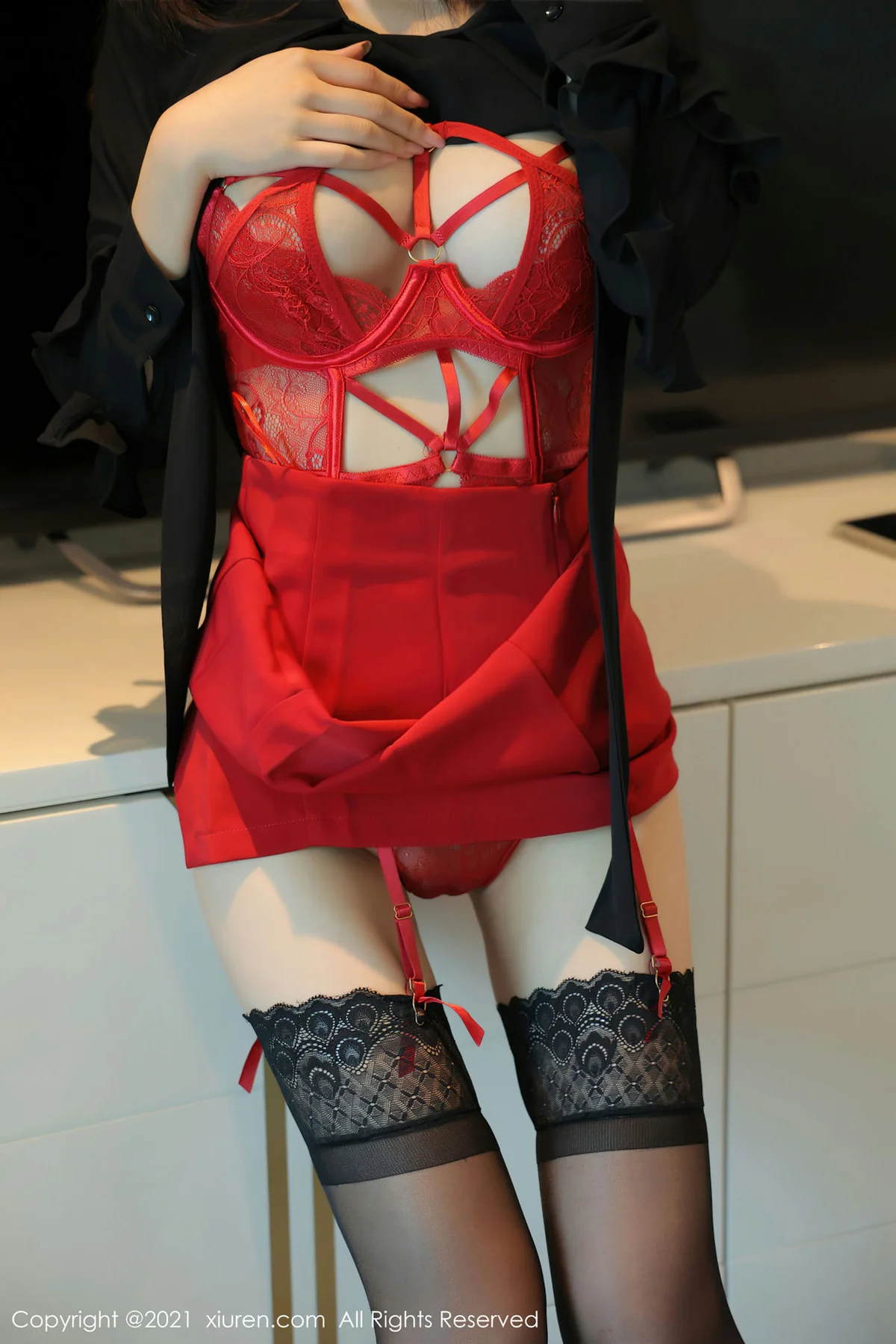 XiuRen 秀人 No.3881 蕾丝吊袜 西门小玉 性感写真 - 31