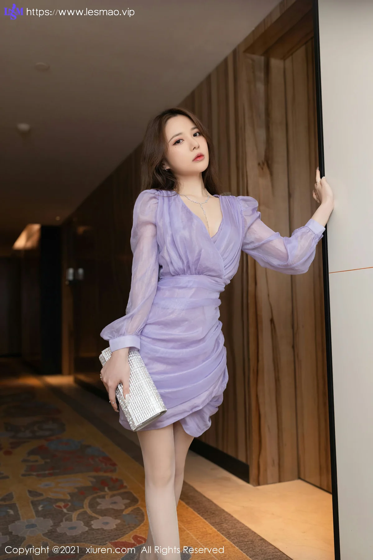 XiuRen 秀人 No.3930 鱼子酱fish 妩媚紫 - 20