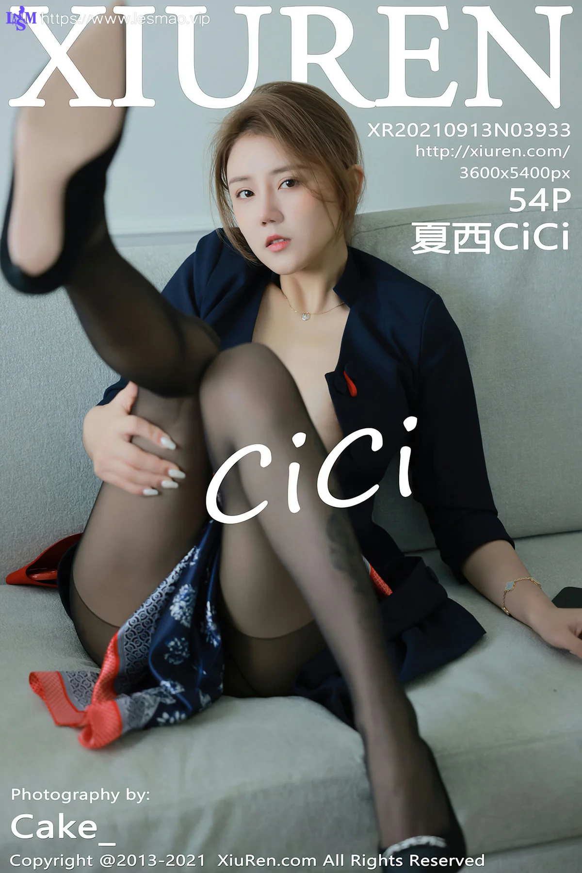 XiuRen 秀人 No.3933 夏西cici  真空空姐爆乳 - 55
