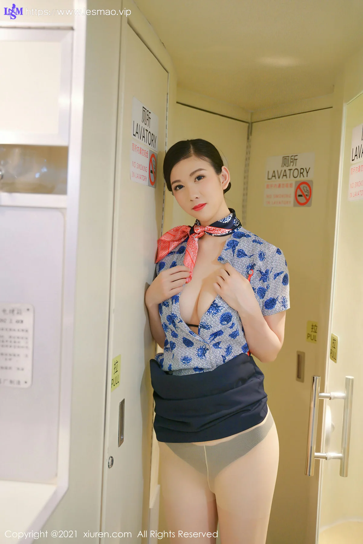 XiuRen 秀人 No.3947 李雅柔182cm 性感空姐制服 - 40
