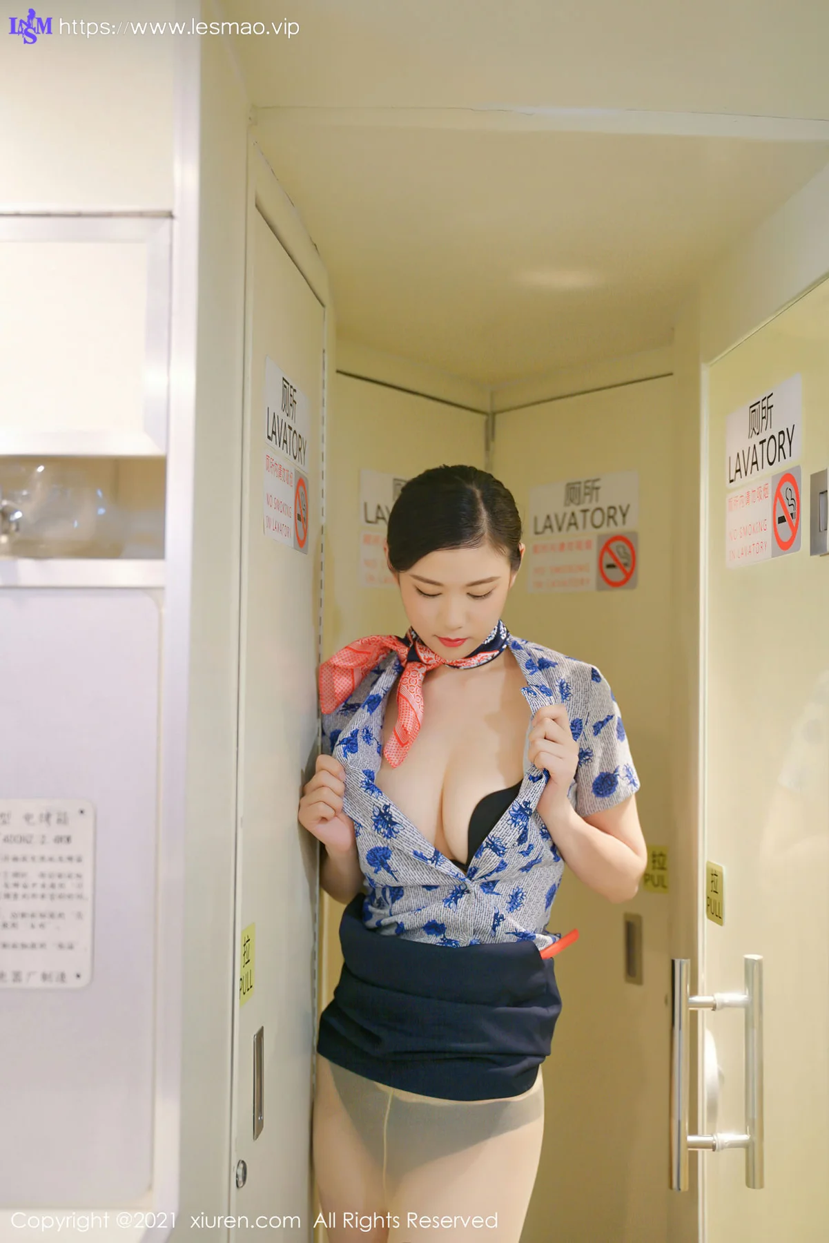 XiuRen 秀人 No.3947 李雅柔182cm 性感空姐制服 - 42