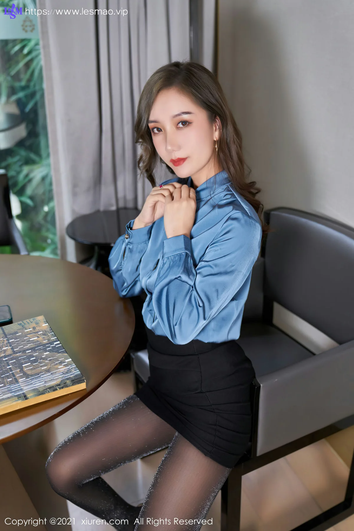 XiuRen 秀人 No.3957 艾静香 豹纹亮丝 - 14