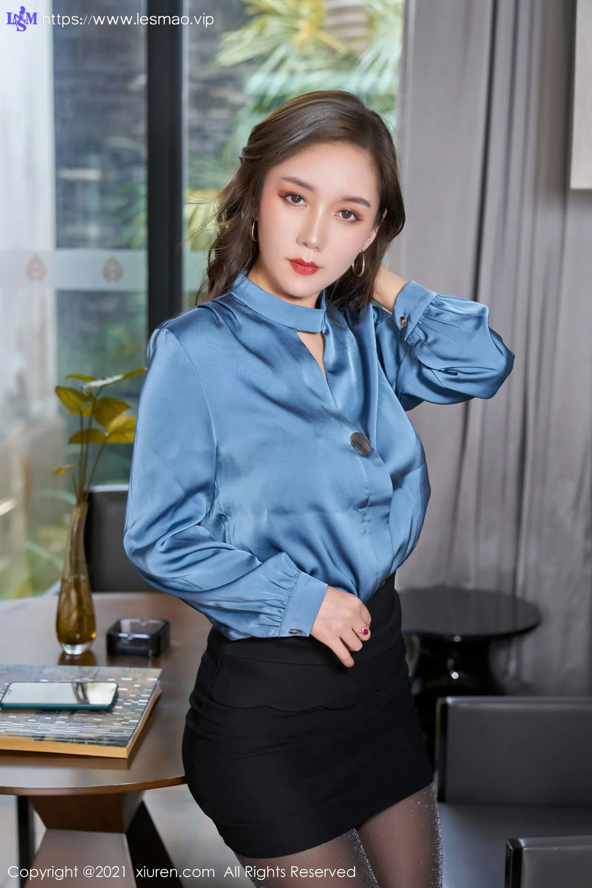 XiuRen 秀人 No.3957 艾静香 豹纹亮丝 - 17
