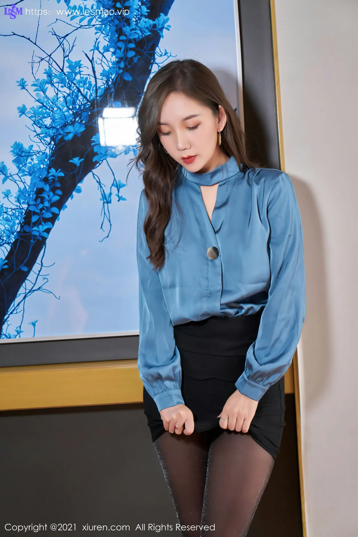 XiuRen 秀人 No.3957 艾静香 豹纹亮丝 - 24