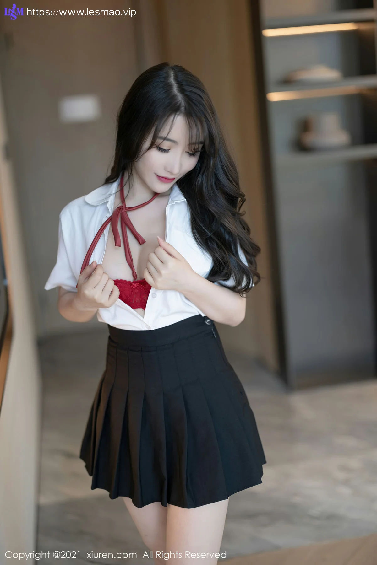 XiuRen 秀人 No.3960 绯月樱 学生制服 - 12