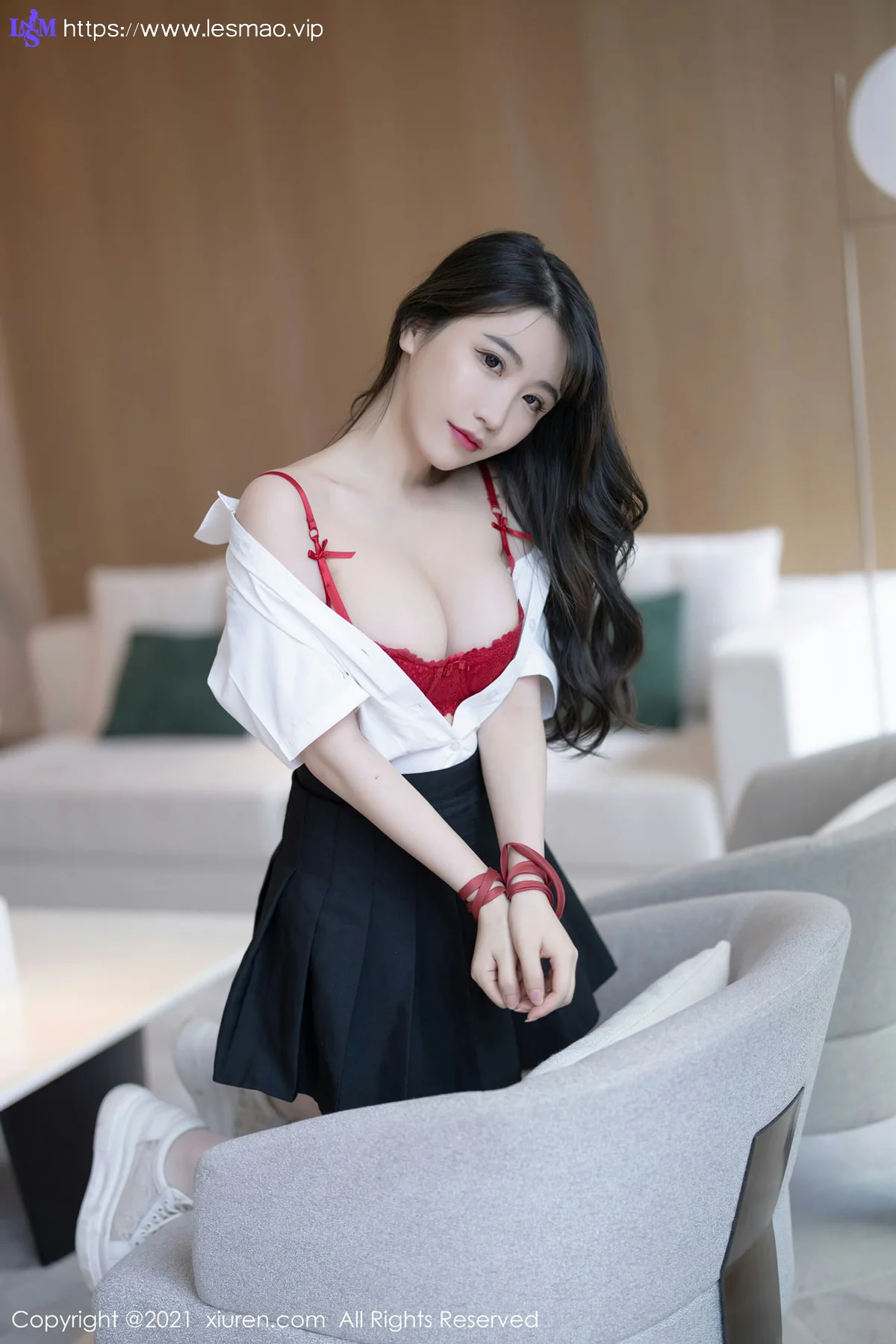 XiuRen 秀人 No.3960 绯月樱 学生制服 - 20