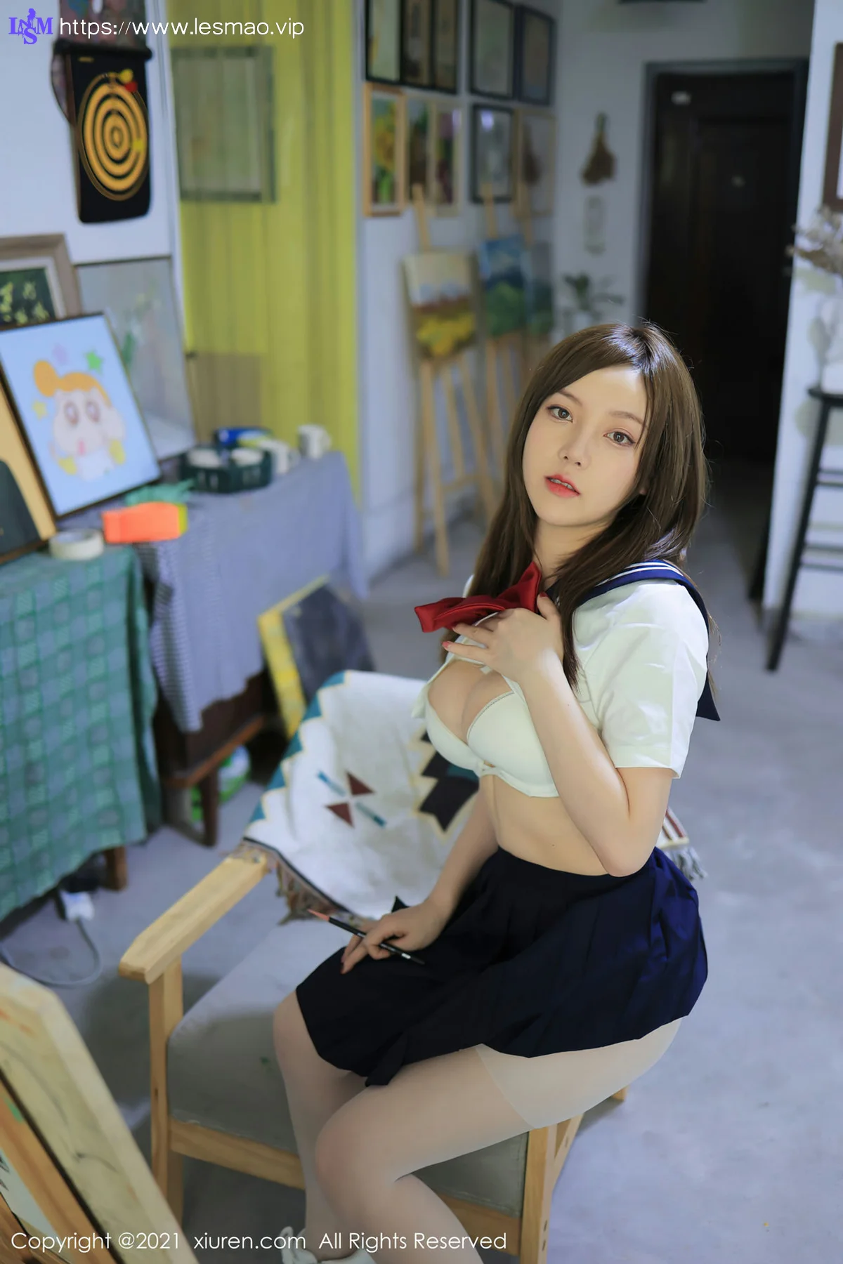 XiuRen 秀人 No.3963 豆瓣酱 清纯jk制服 - 23