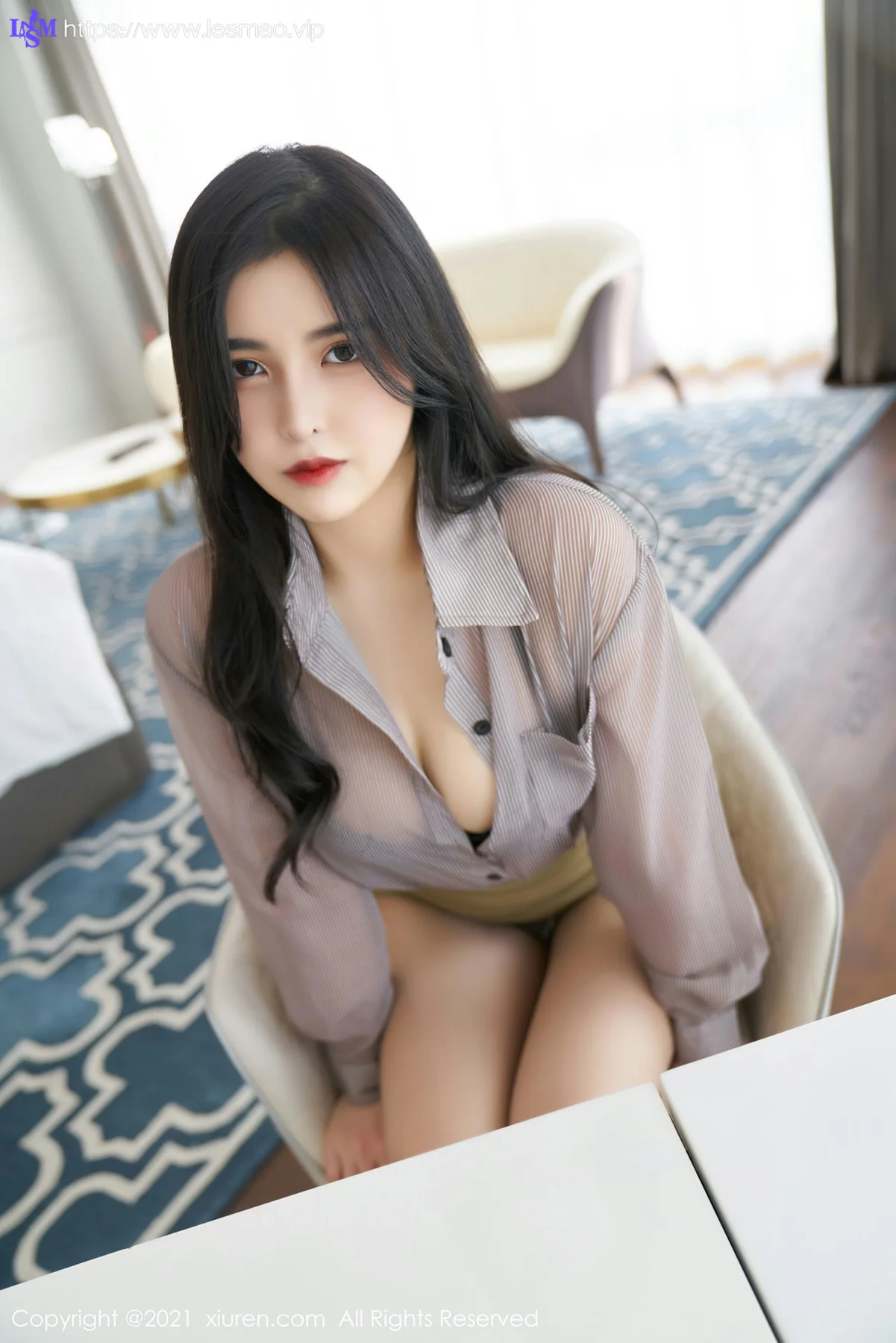 XiuRen 秀人 No.3964 韩静安 制服美腿 - 12