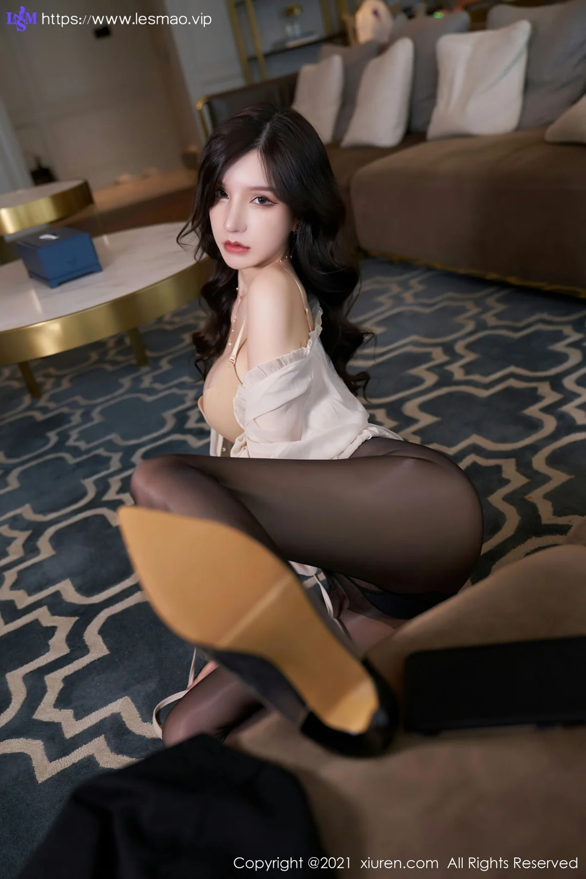 XiuRen 秀人 No.3973 周于希sandy 玉背黑丝女神 - 66