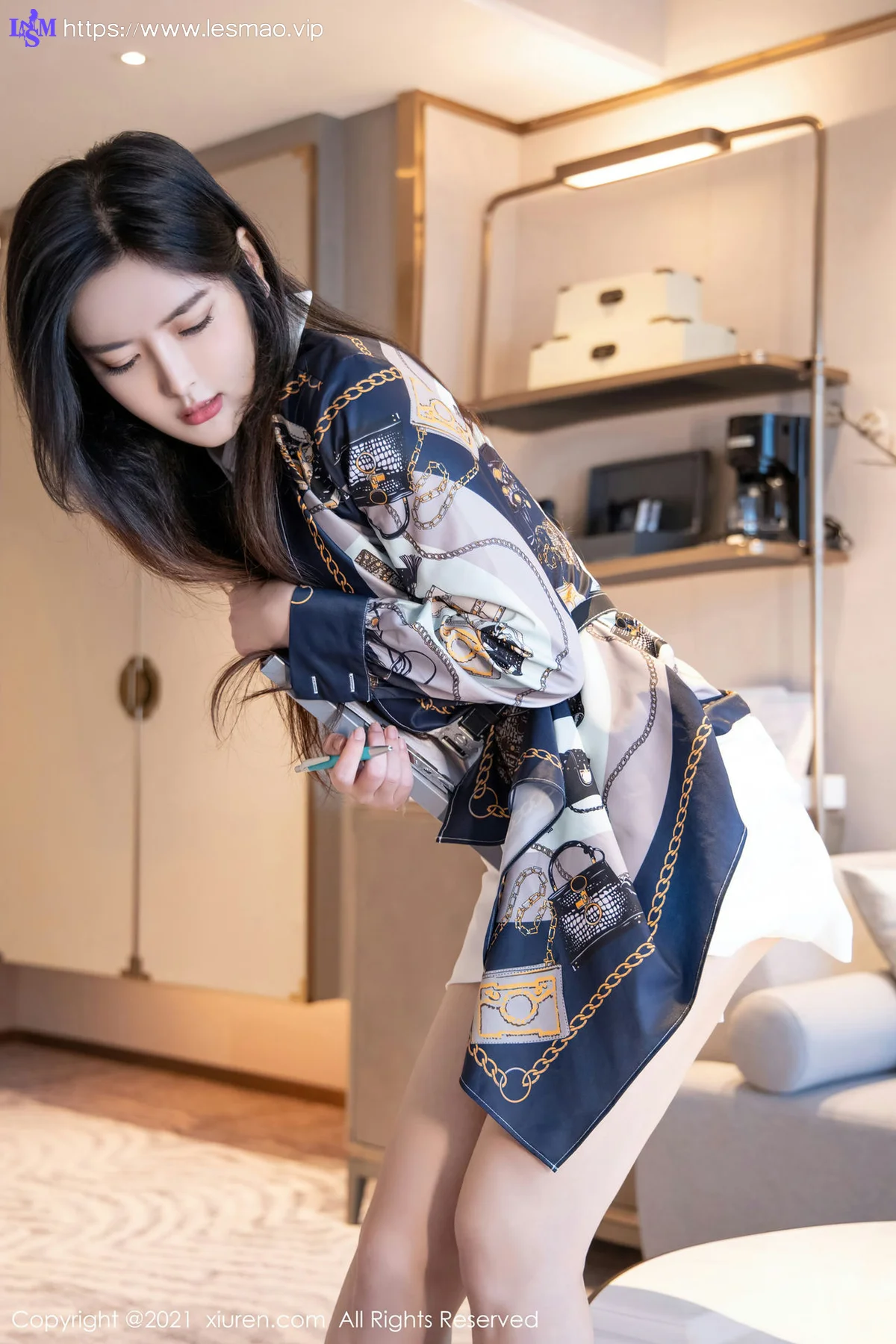 XiuRen 秀人 No.3975 镂空连体内衣 xiuren白露 性感写真 - 19
