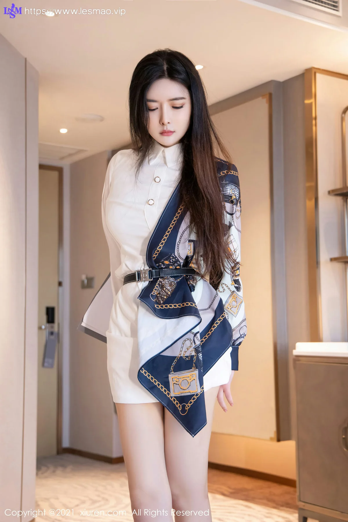 XiuRen 秀人 No.3975 镂空连体内衣 xiuren白露 性感写真 - 21